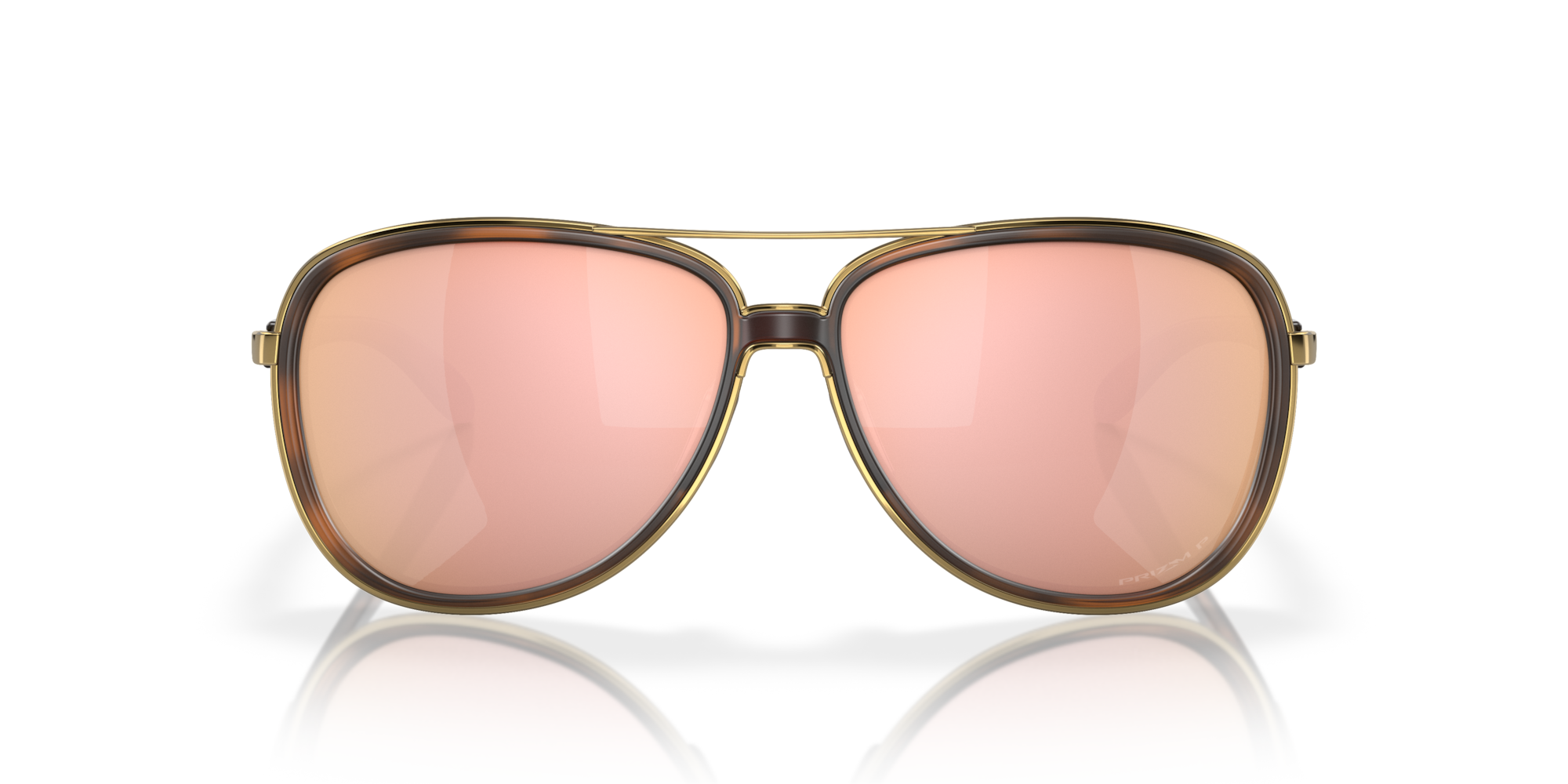 オークリー Split Time ［サングラス］メンズ Oakley Split Time Sunglasses with Brown Tortoise Frame and Prizm