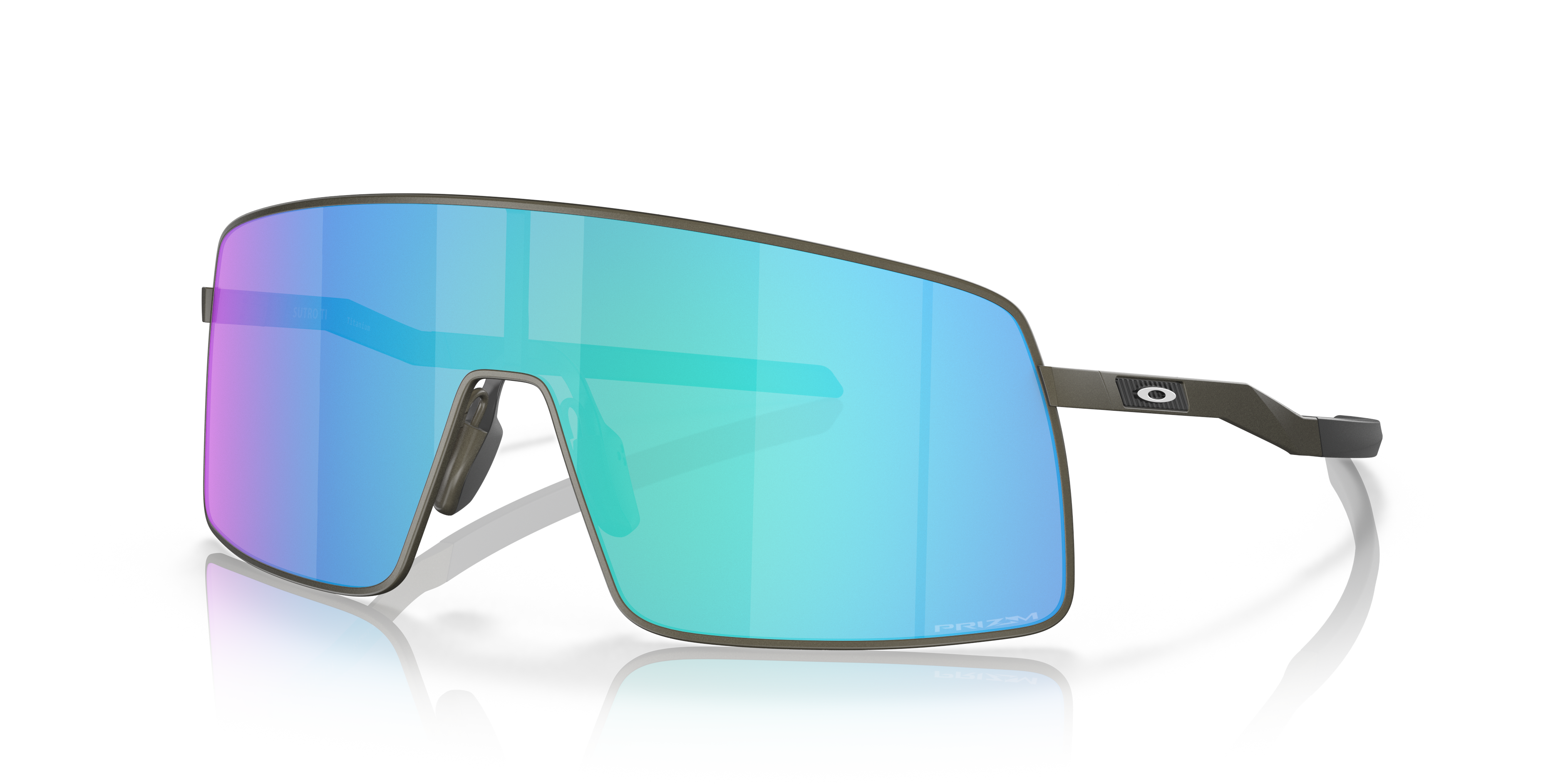 Oakley Sutro TI Sunglasses with Satin Lead Frame and Prizm