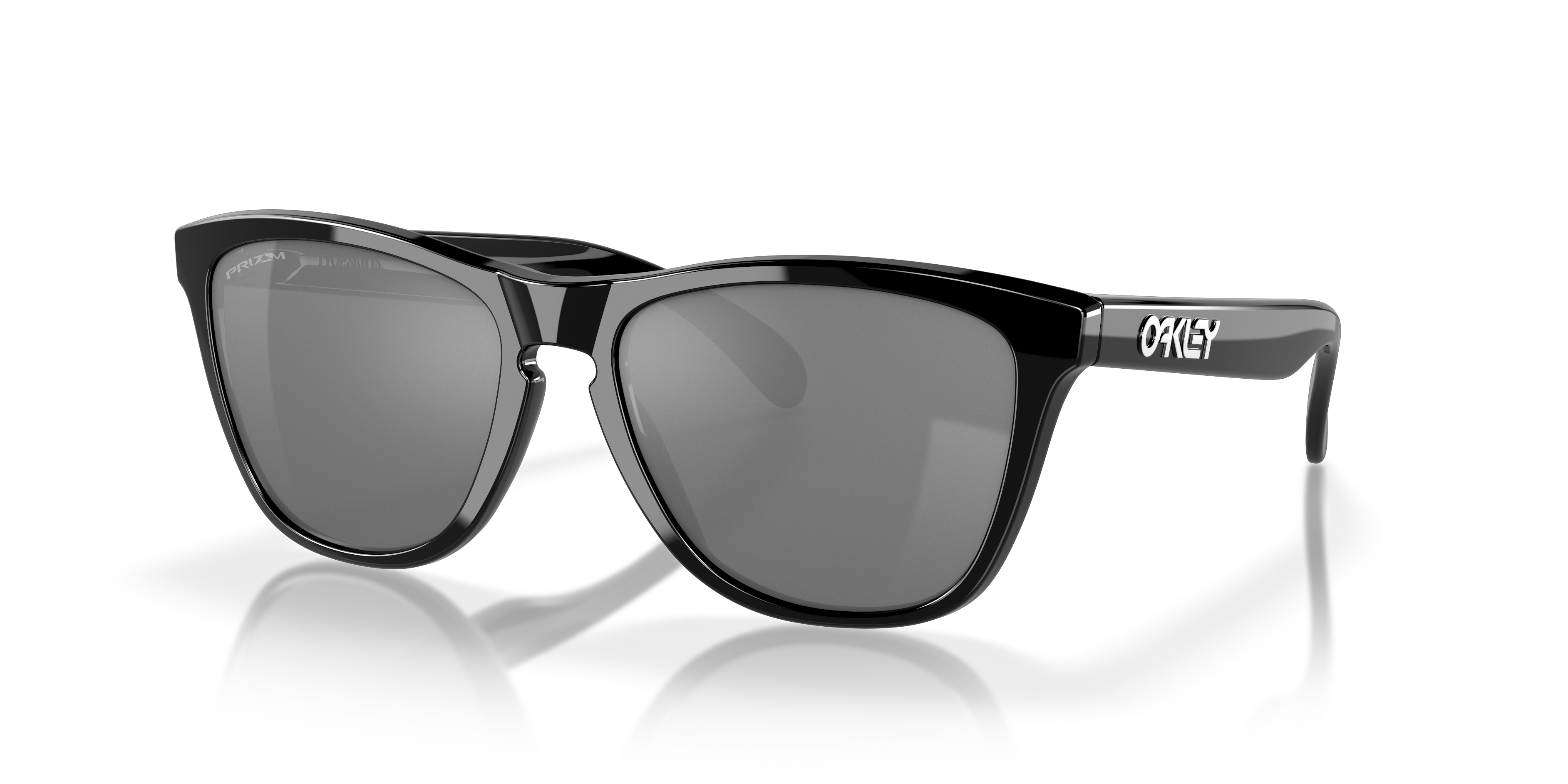 Oakley サングラス　Frogskins ブラック Frogskins™ Prizm Black Lenses, Polished Black Frame Sunglasses