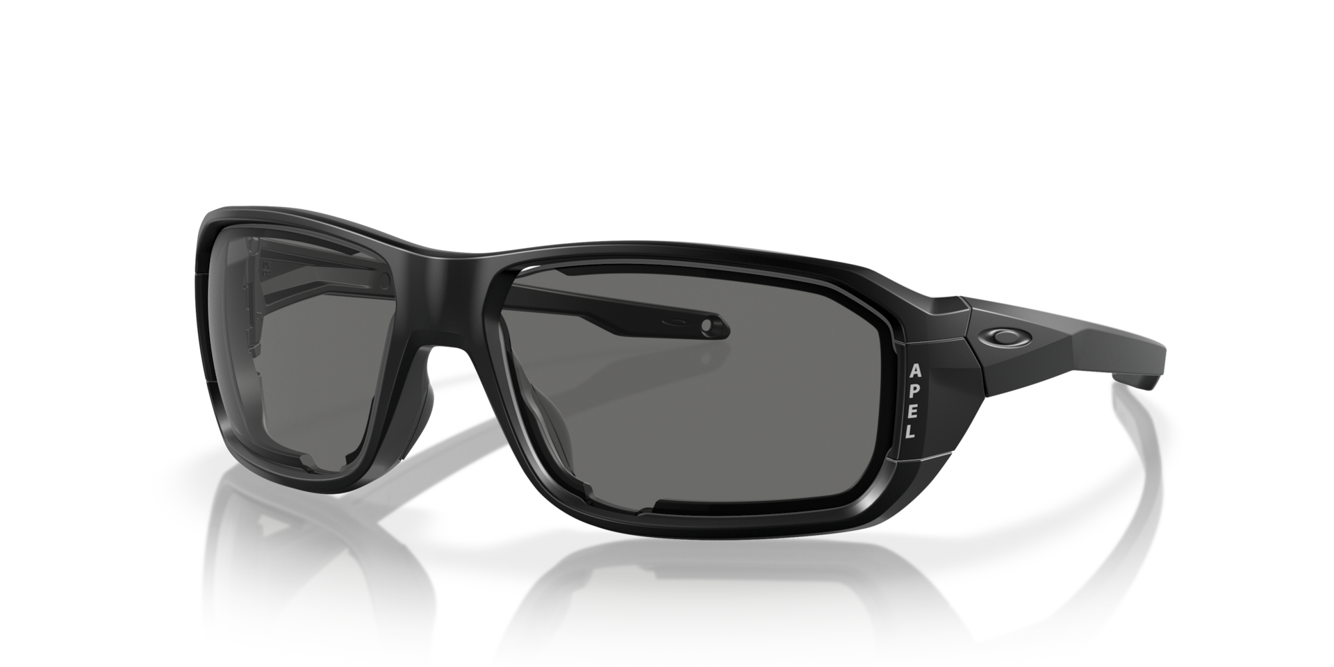 Oakley SI Ballistic HNBL OO9452 Sunglasses - Matte Black/Storm Gray/Clear - X-Large