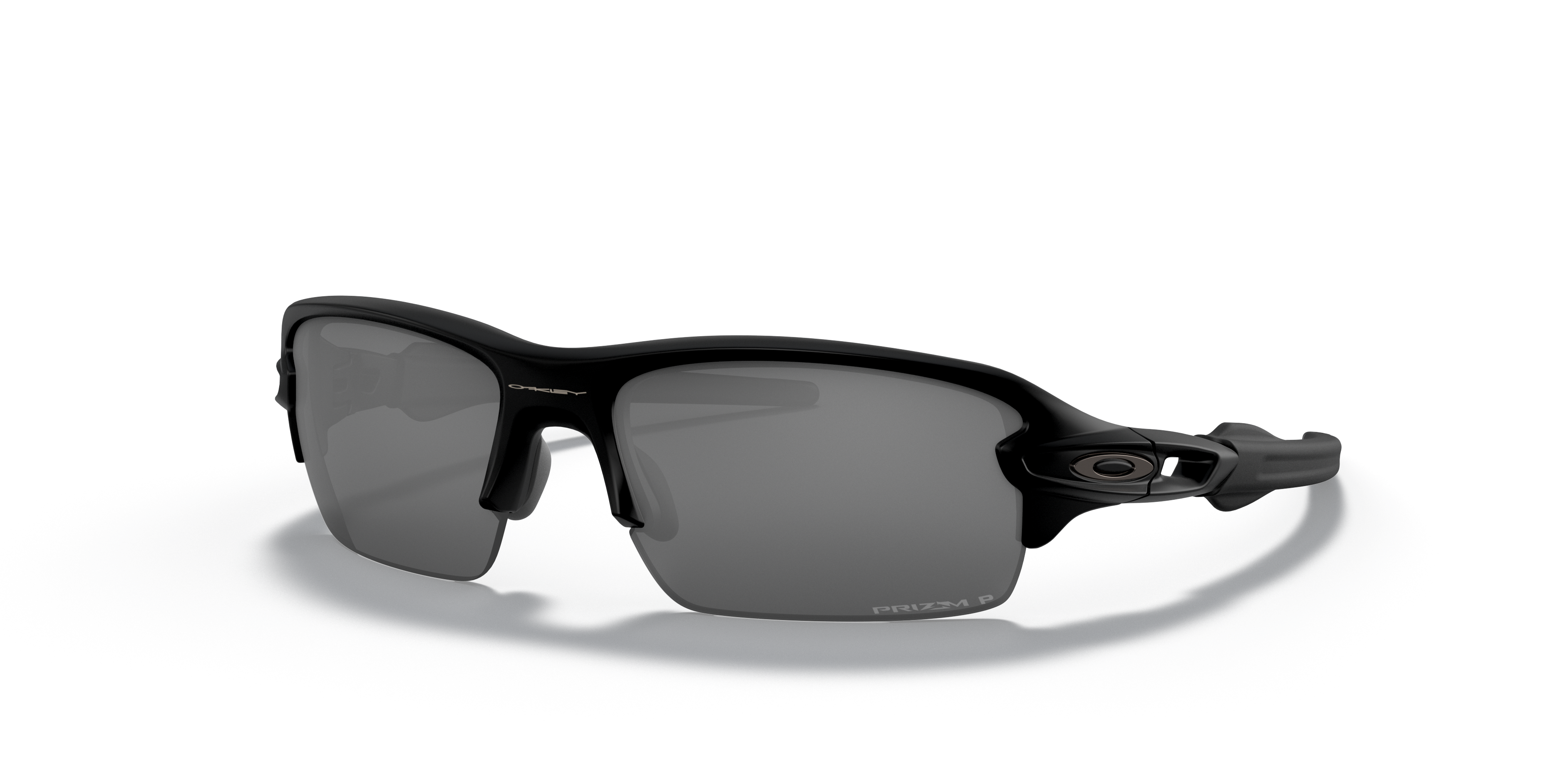Flak® XS (Youth Fit) Prizm Black Polarized Lenses, Matte Black