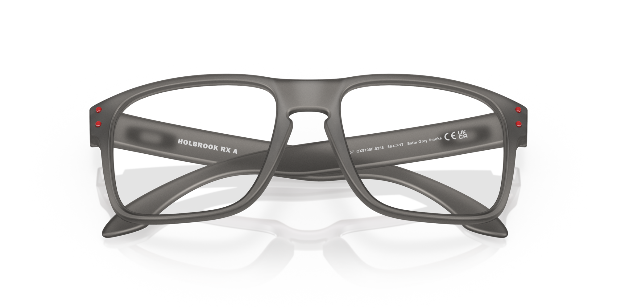 Oakley Holbrook™ (Low Bridge Fit) Eyeglasses with Satin Grey Smoke