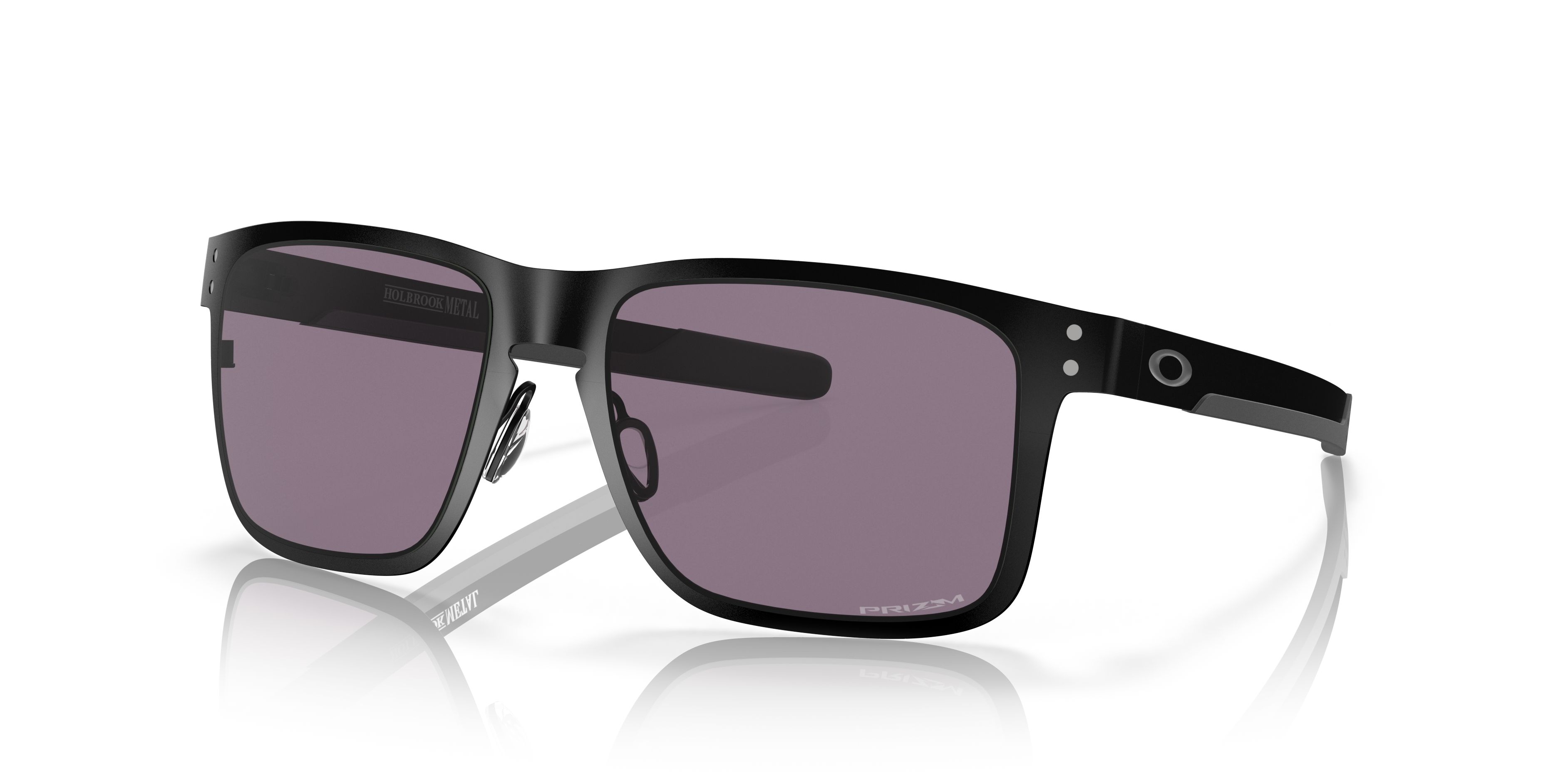 Holbrook™ Metal Prizm Grey Lenses, Matte Black Frame Sunglasses