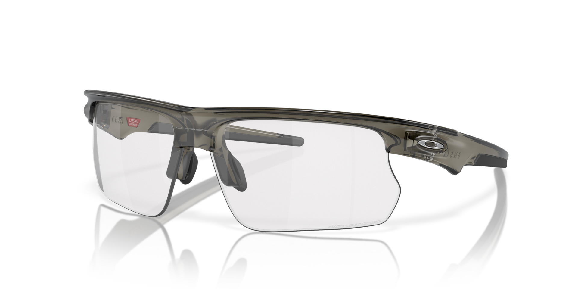 BiSphaera™ Clear to Black Iridium Photochromic Lenses, Grey  display picture 2