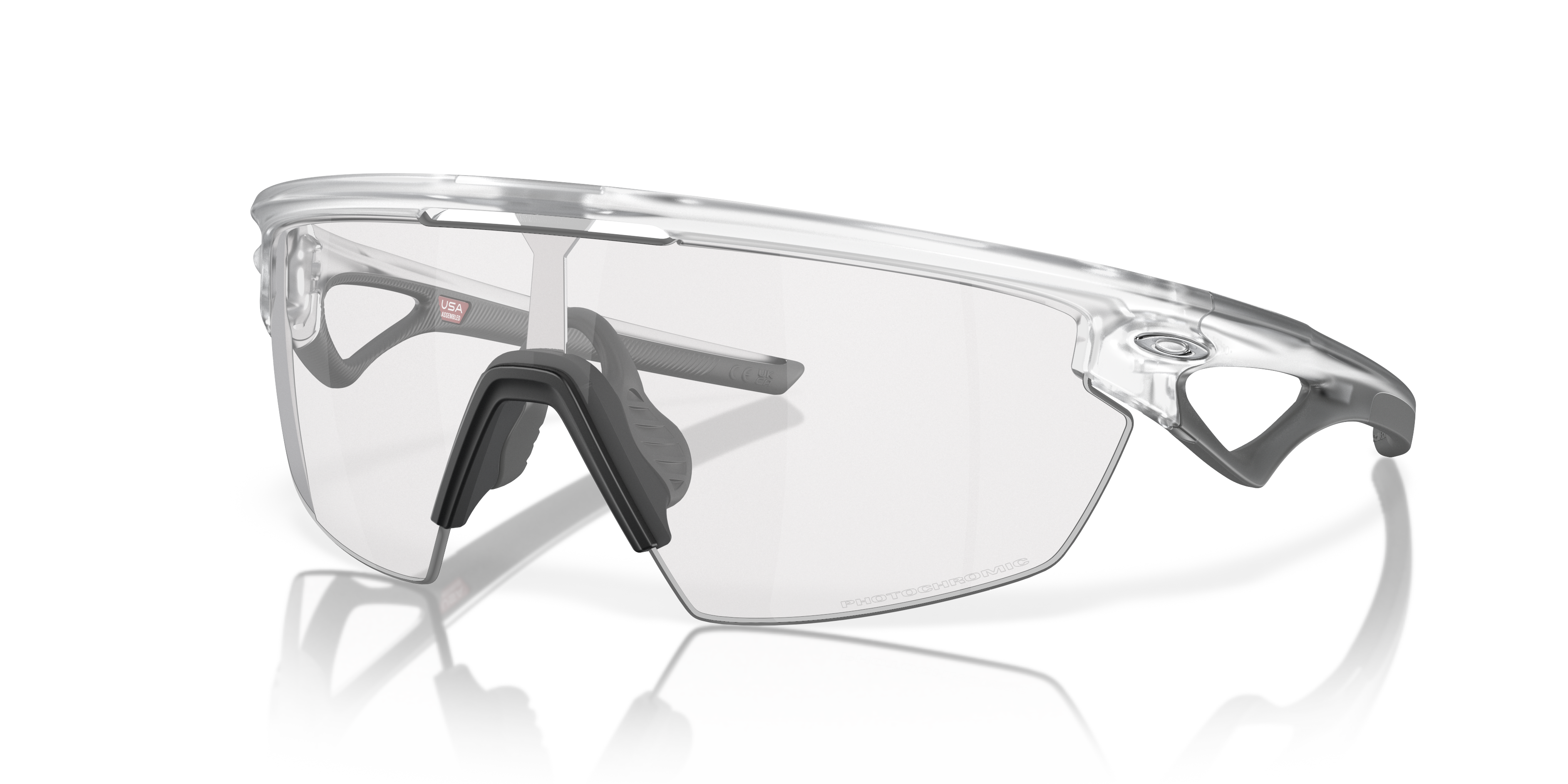 Sphaera™ Clear to Black Iridium Photochromic Lenses, Matte Clear