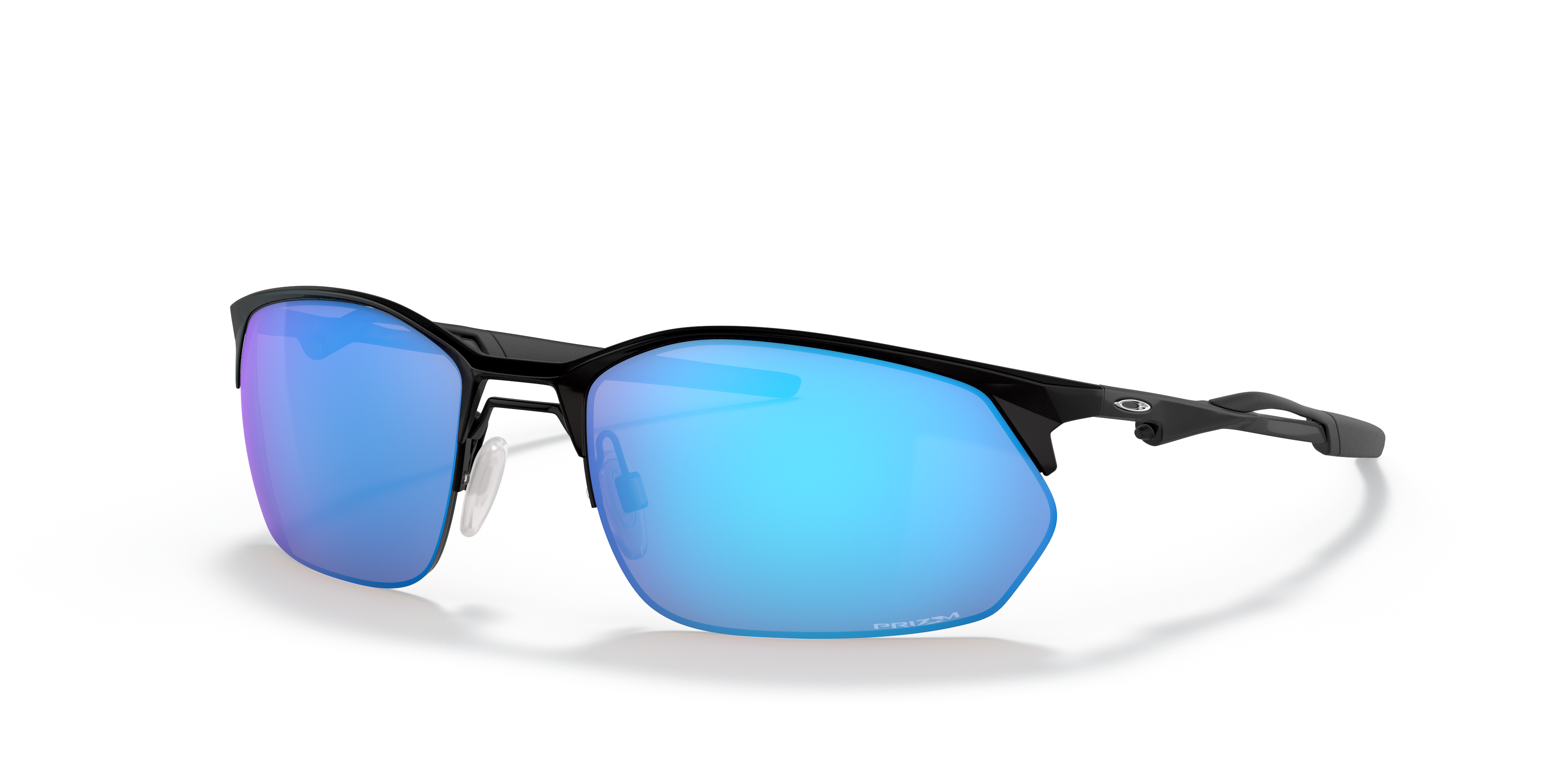 メガネ・老眼鏡 OAKLEY WIRETAP Oakley Wire Tap 2.0 Sunglasses with Satin Black Frame and Prizm