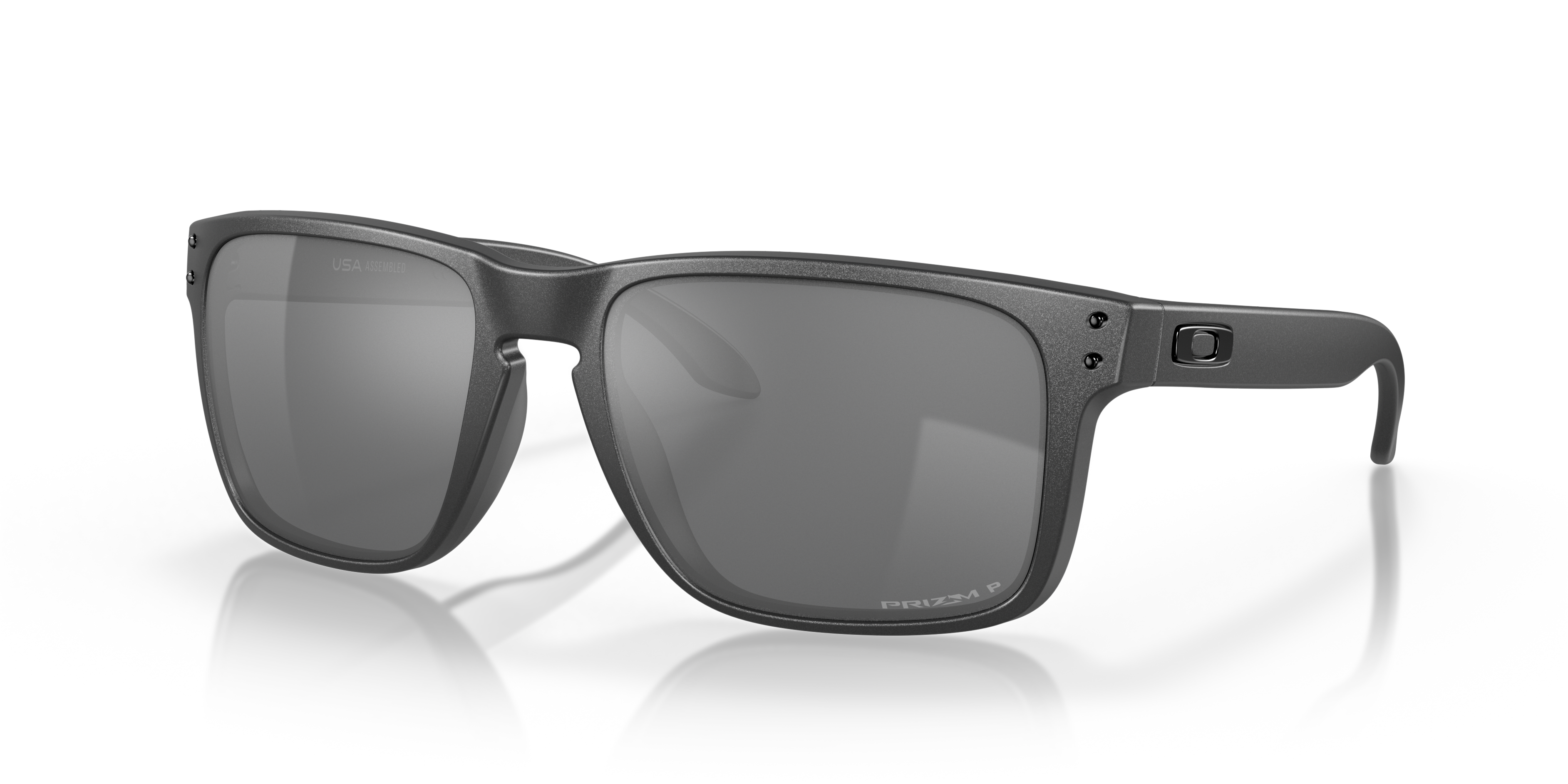 レンズ新品 OAKLEY HOLBROOK LX Holbrook™ XL Prizm Black Polarized Lenses, Steel Frame Sunglasses