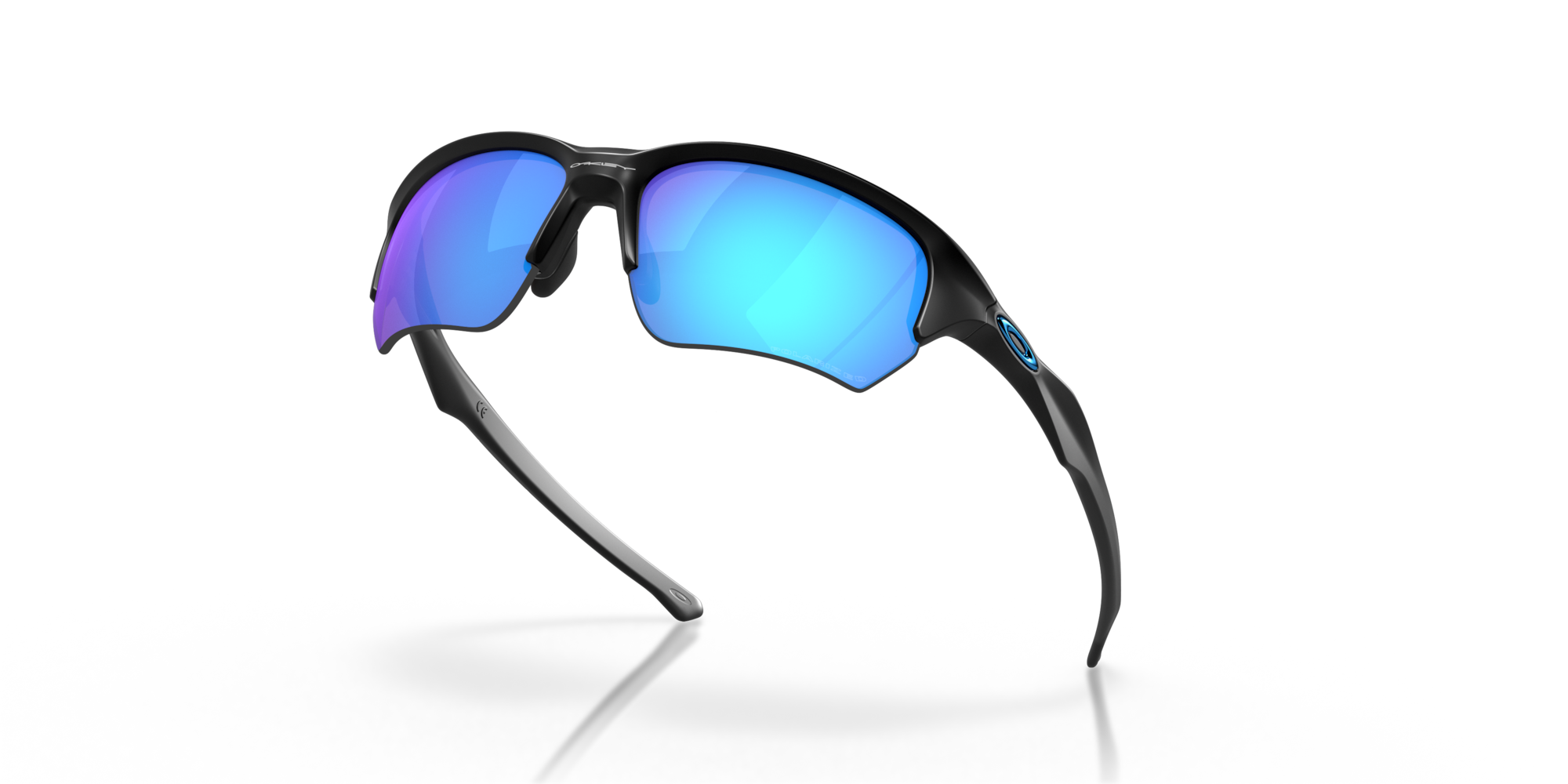 オークリー Flak® Betaサングラス Matte BlackフレームとSapphire