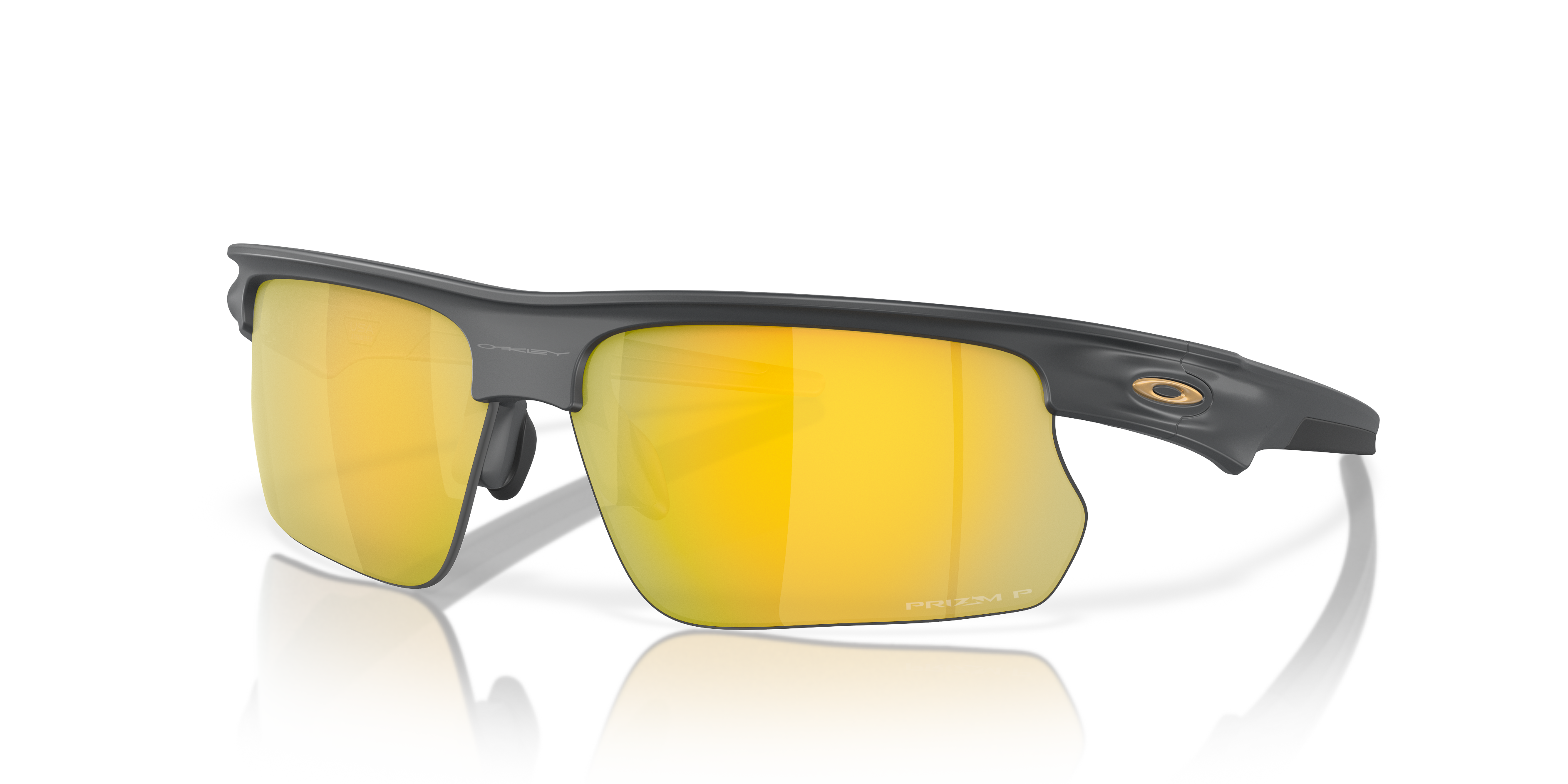 BiSphaera™ Prizm 24K Polarized Lenses, Matte Carbon Frame