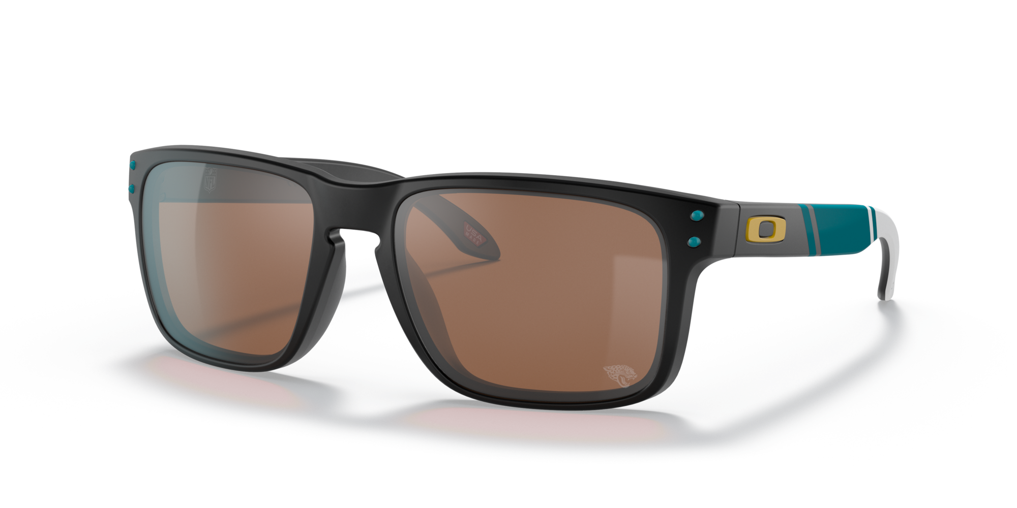 Oakley Jacksonville Jaguars Holbrook™ Sunglasses with Matte Black