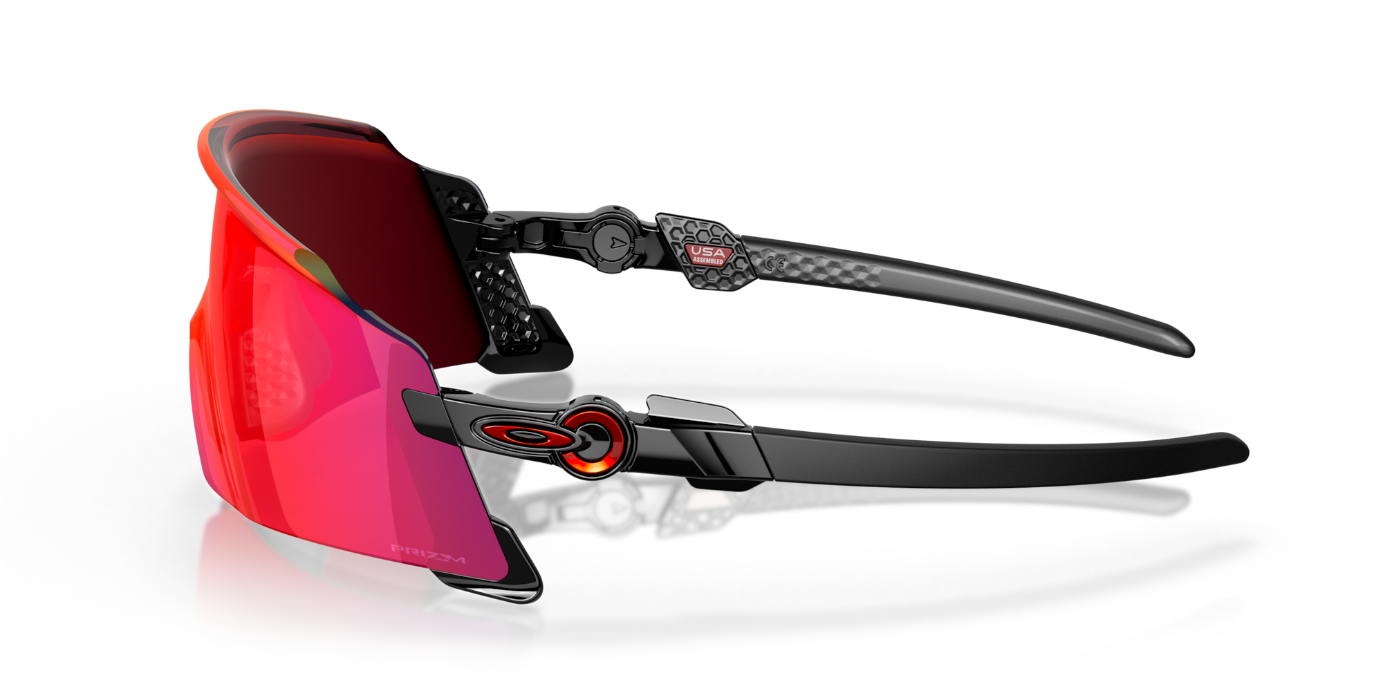 Oakley Kato X Sunglasses with Polished Black Frame and Prizm Road
