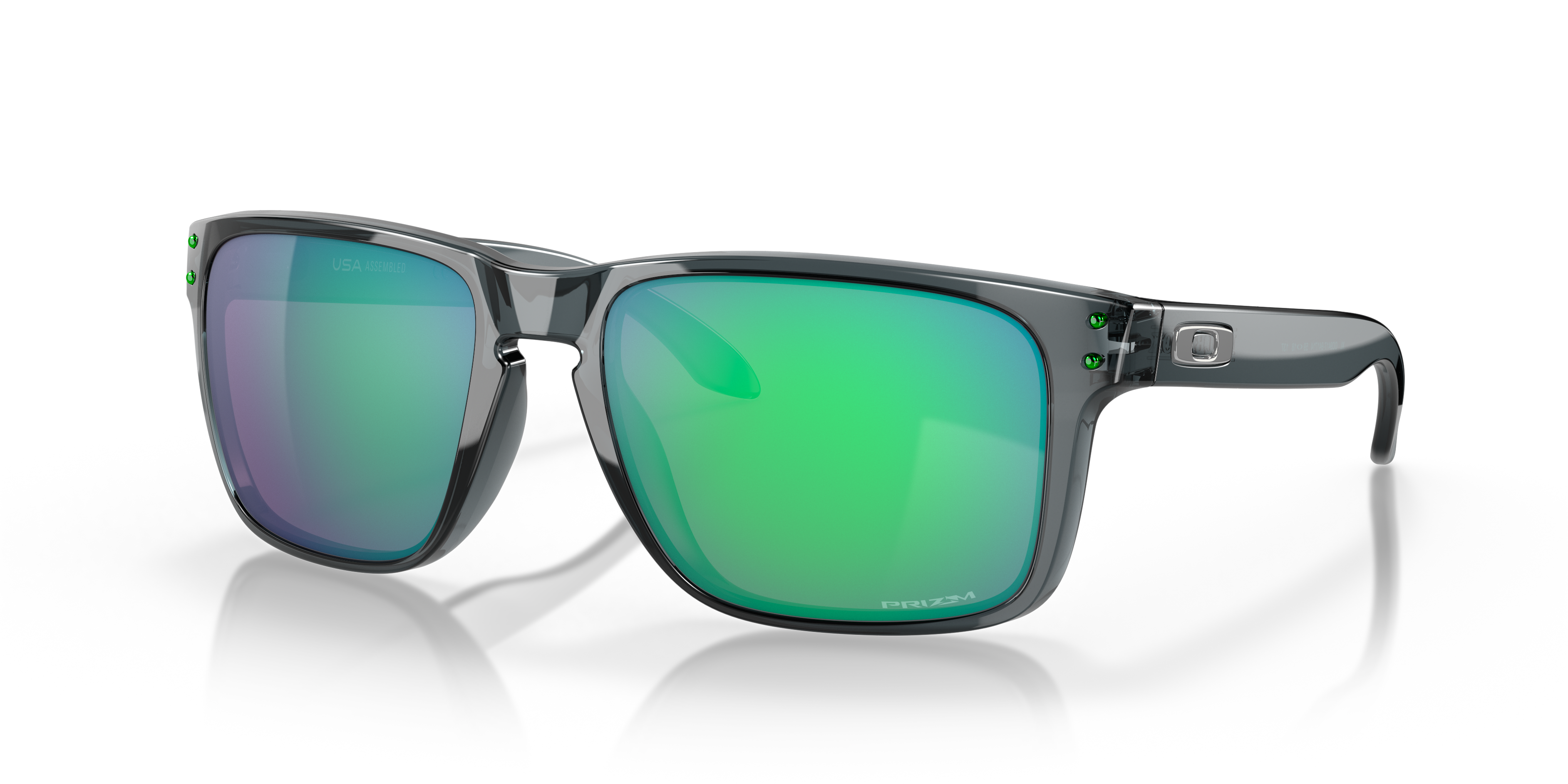 Holbrook™ XL Prizm Jade Lenses, Crystal Black Frame Sunglasses