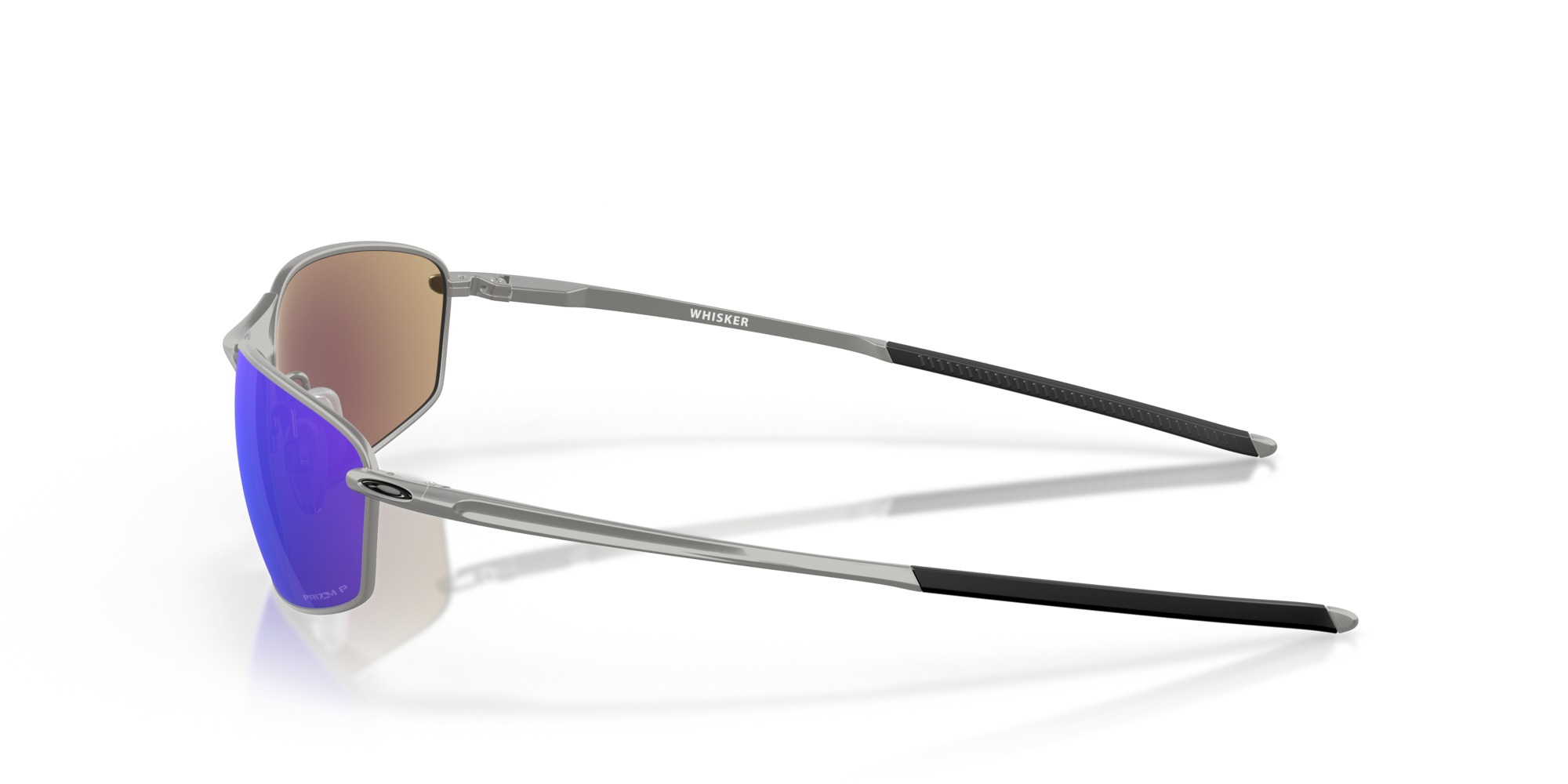 Oakley Whisker® Sunglasses with Satin Chrome Frame and Prizm