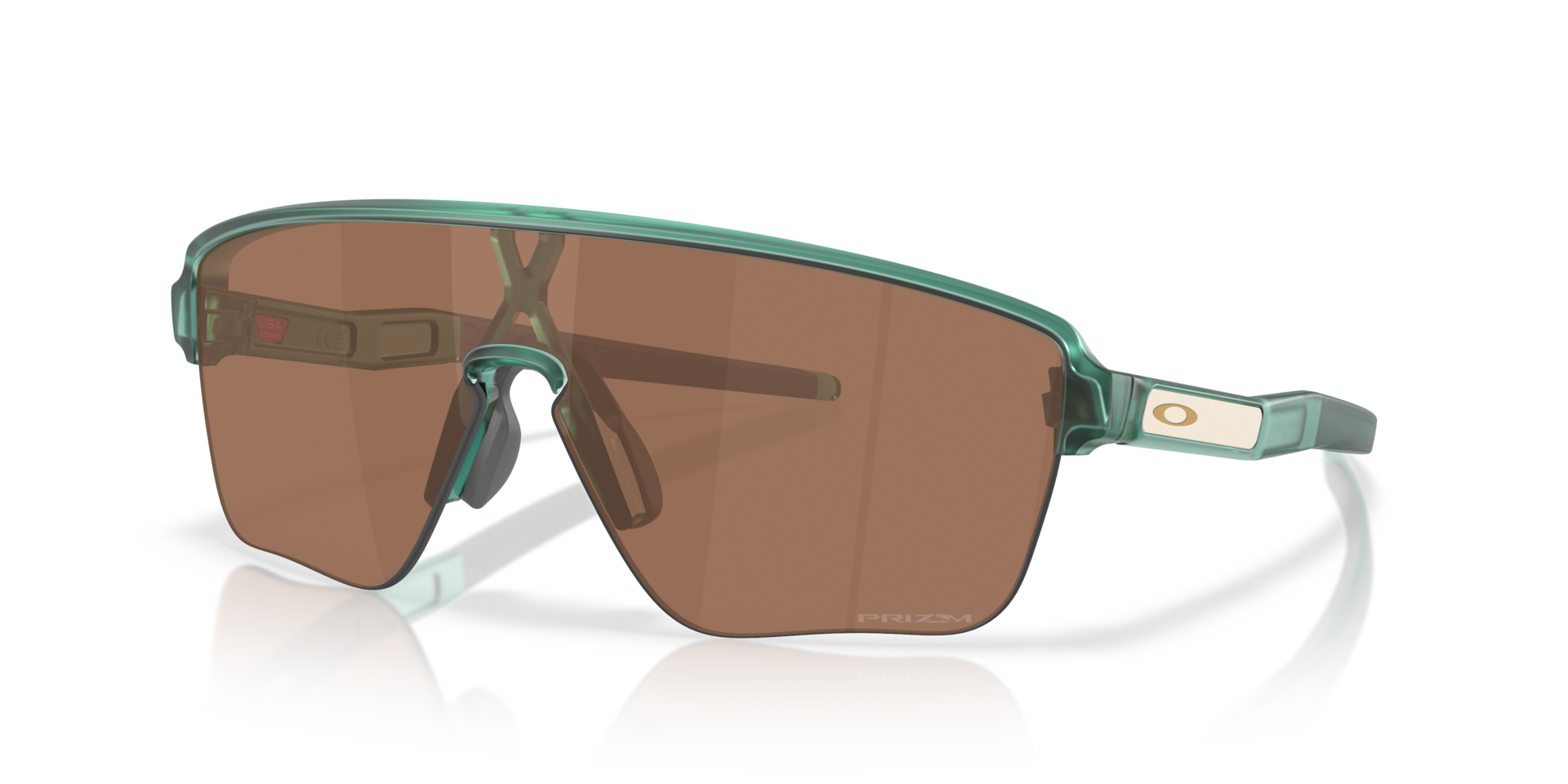 Corridor SQ Prizm Tungsten Lenses, Transparent Pacific Frame