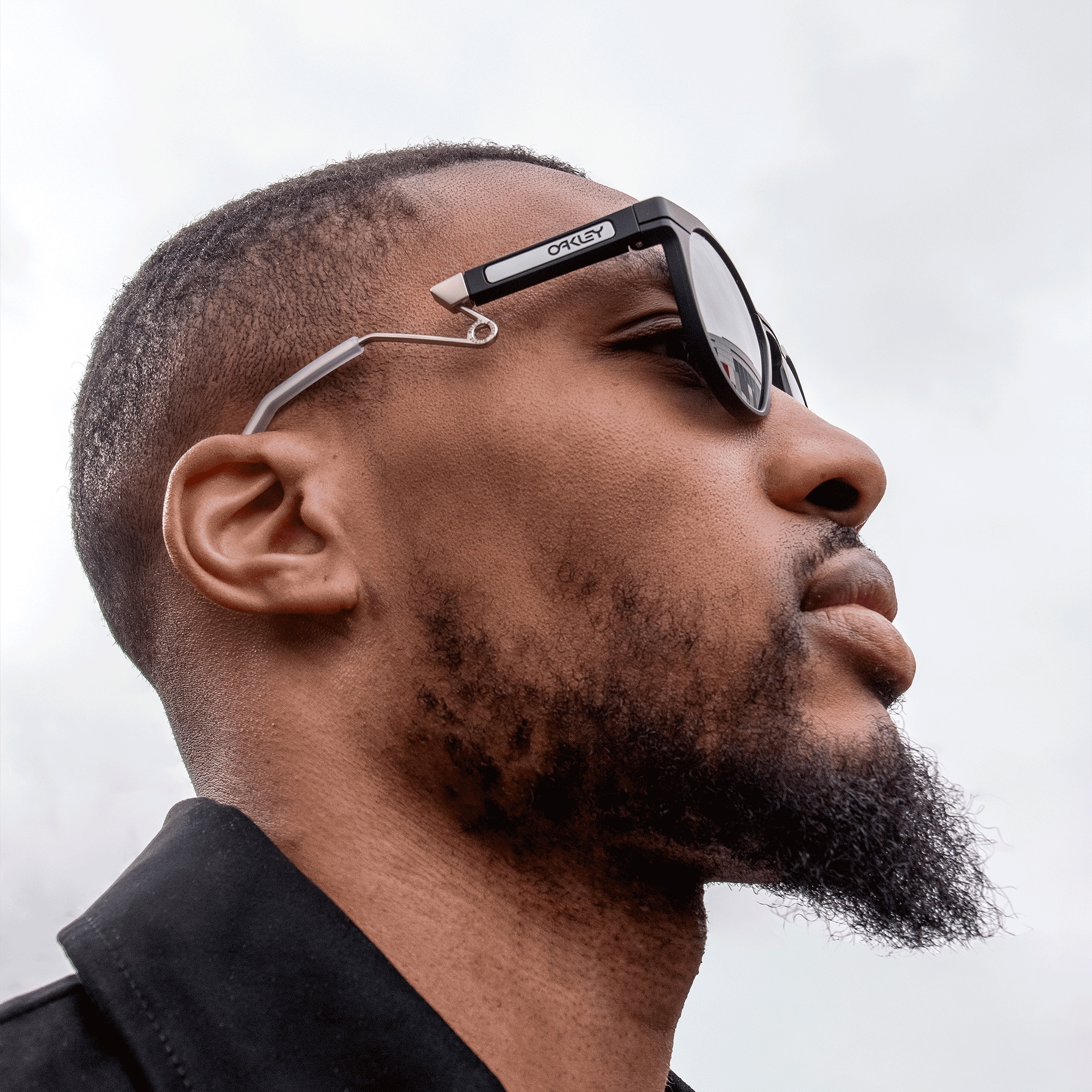 Oakley HSTN Metal Sunglasses with Matte Black Frame and Prizm