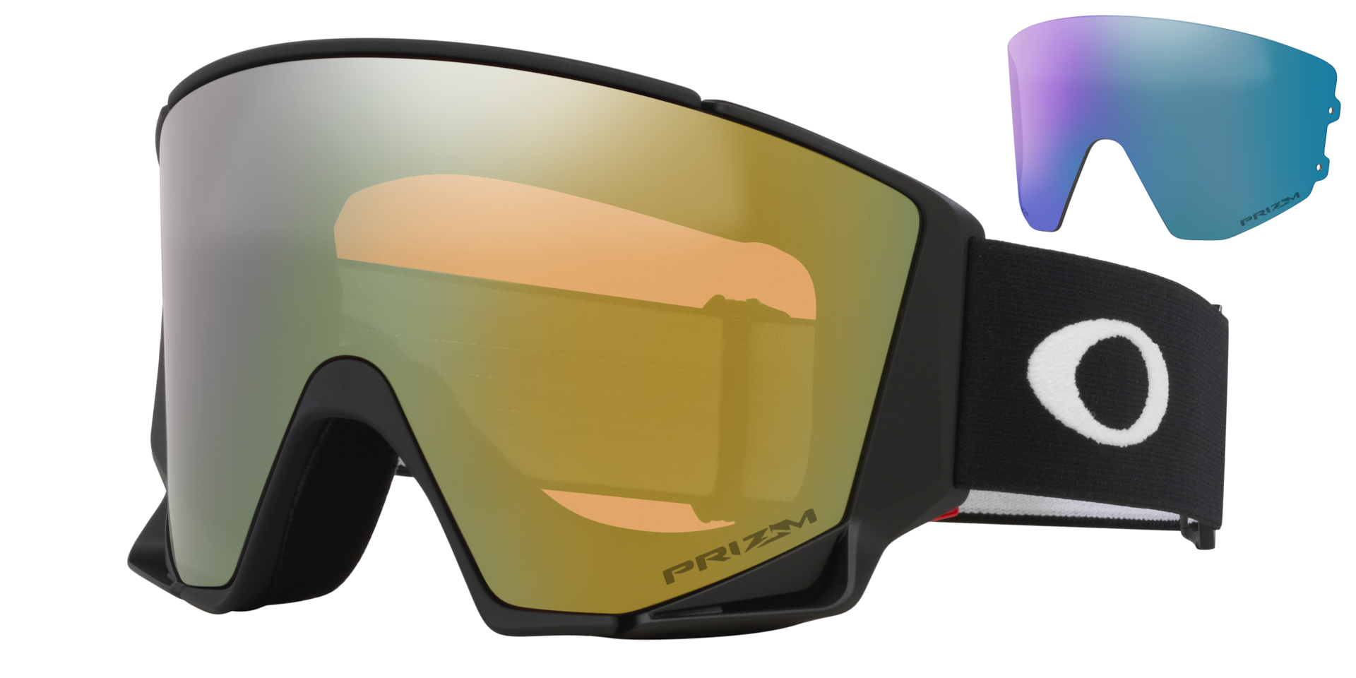 Oakley Flow Scape™ L Snow Goggles with Matte Black Strap and Prizm