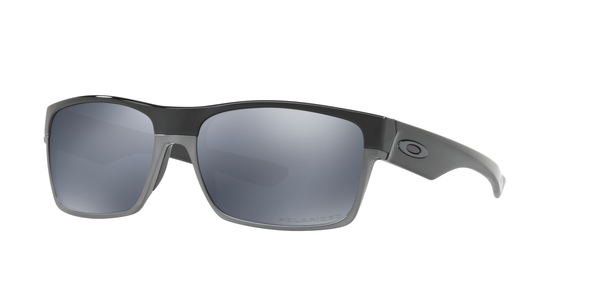 TwoFace™ Black Iridium Polarized Lenses, Polished Black Frame