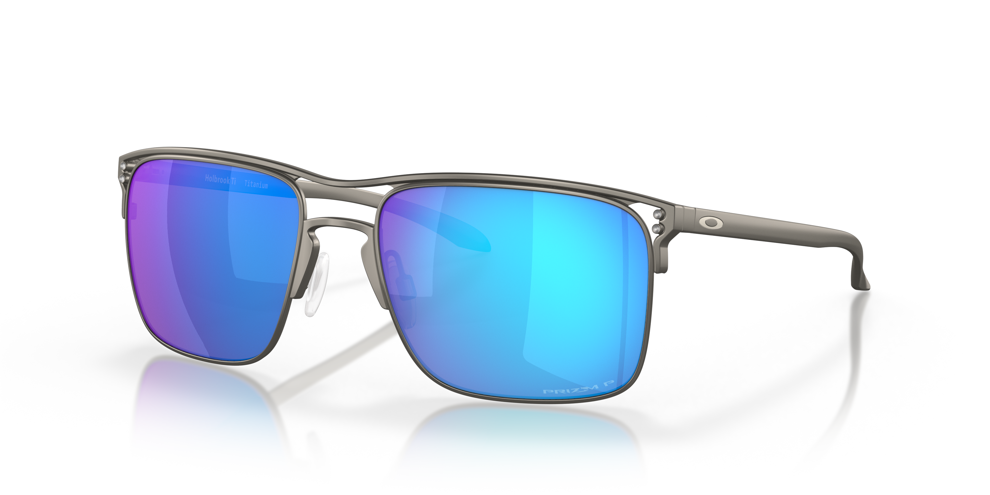 Official Oakley Standard Issue Holbrook™ TI Prizm Sapphire Polarized Lenses, Matte Gunmetal Frame Sunglasses | Oakley Standard Issue