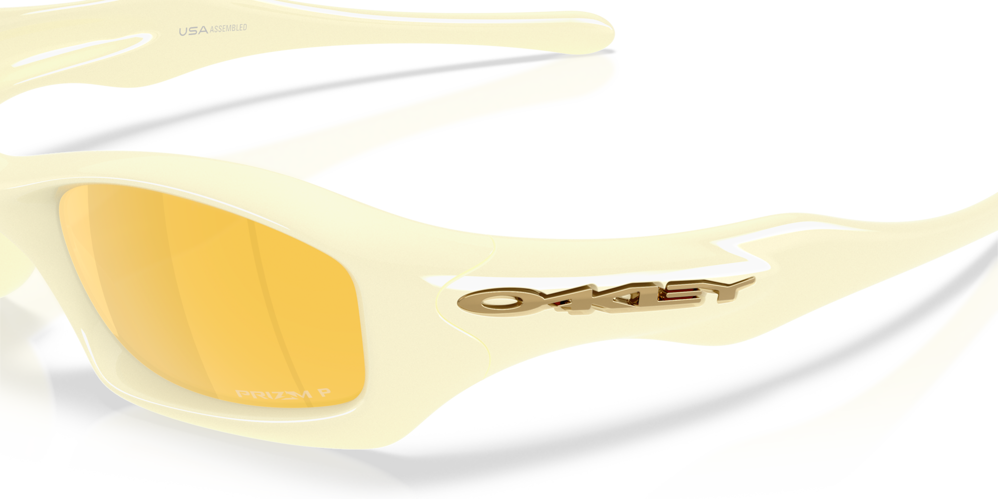 Oakley MUZM Fatcat Sunglasses with Cream Frame and Prizm 24K