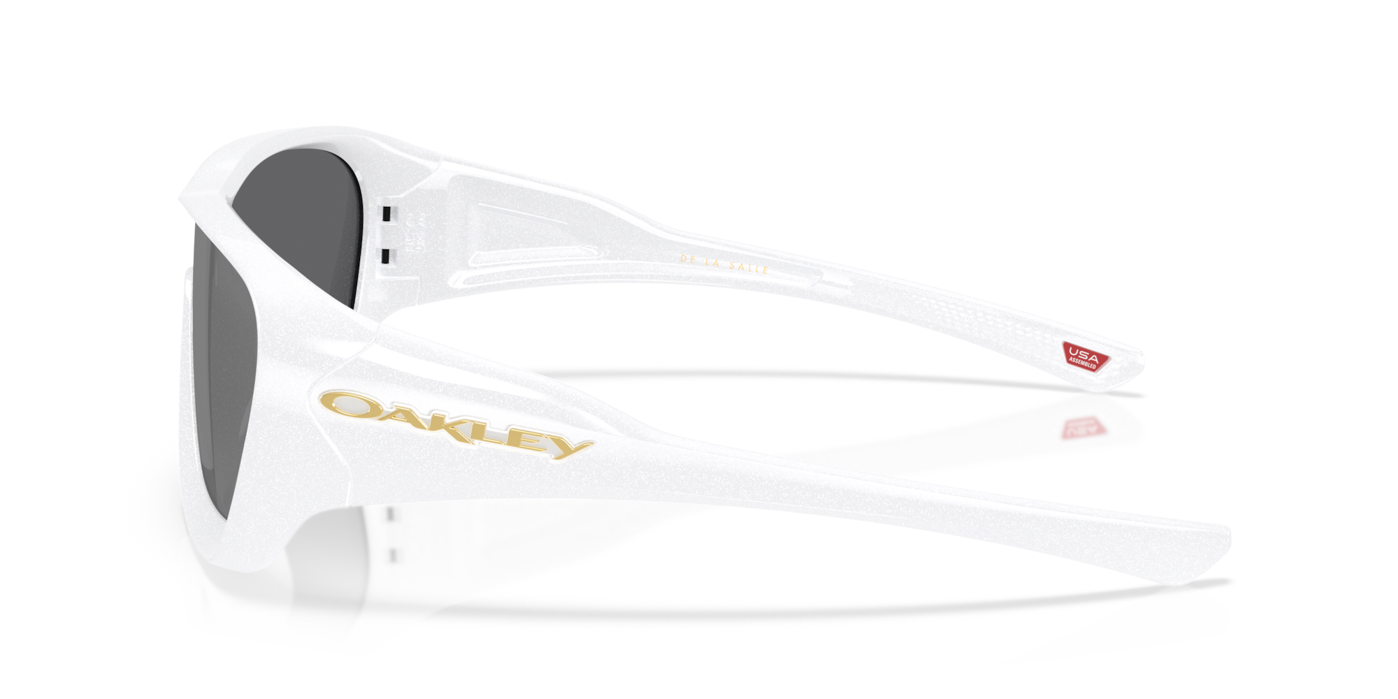Oakley De La Salle Sunglasses with Pearl White Frame and Prizm
