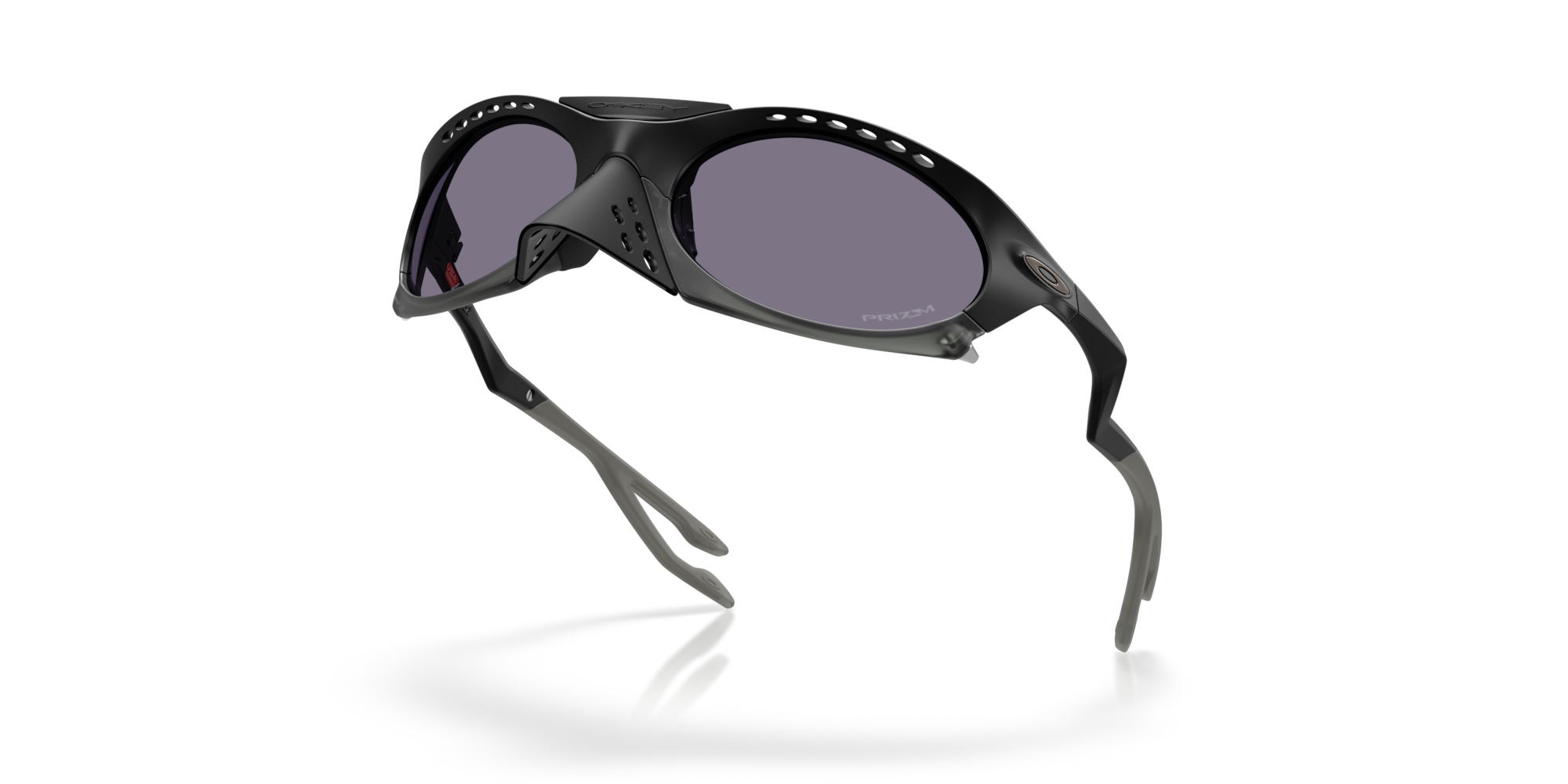 Oakley Plantaris Sunglasses with Matte Black Frame and Prizm Grey