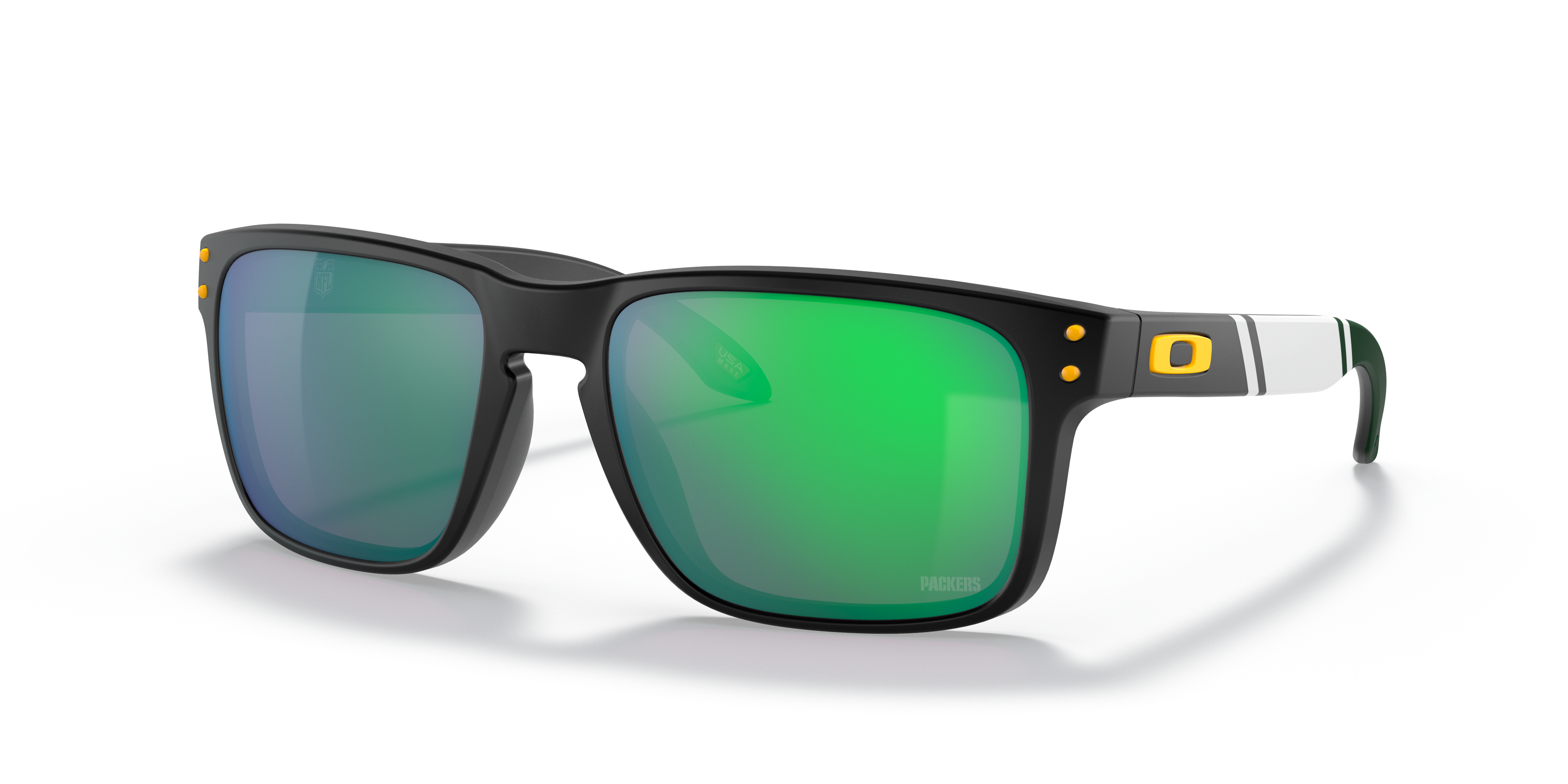 Green Bay Packers Holbrook™ Prizm Jade Lenses, Matte Black Frame