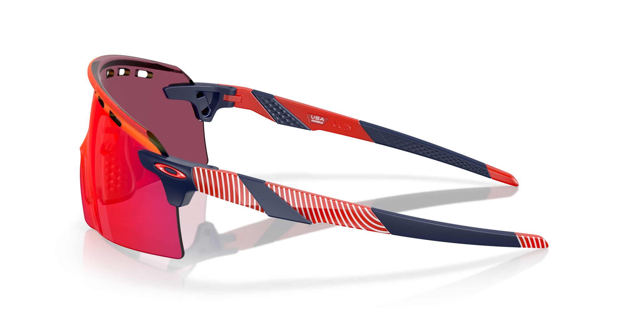 Oakley Encoder Strike Team USA Sunglasses with Matte Navy Frame