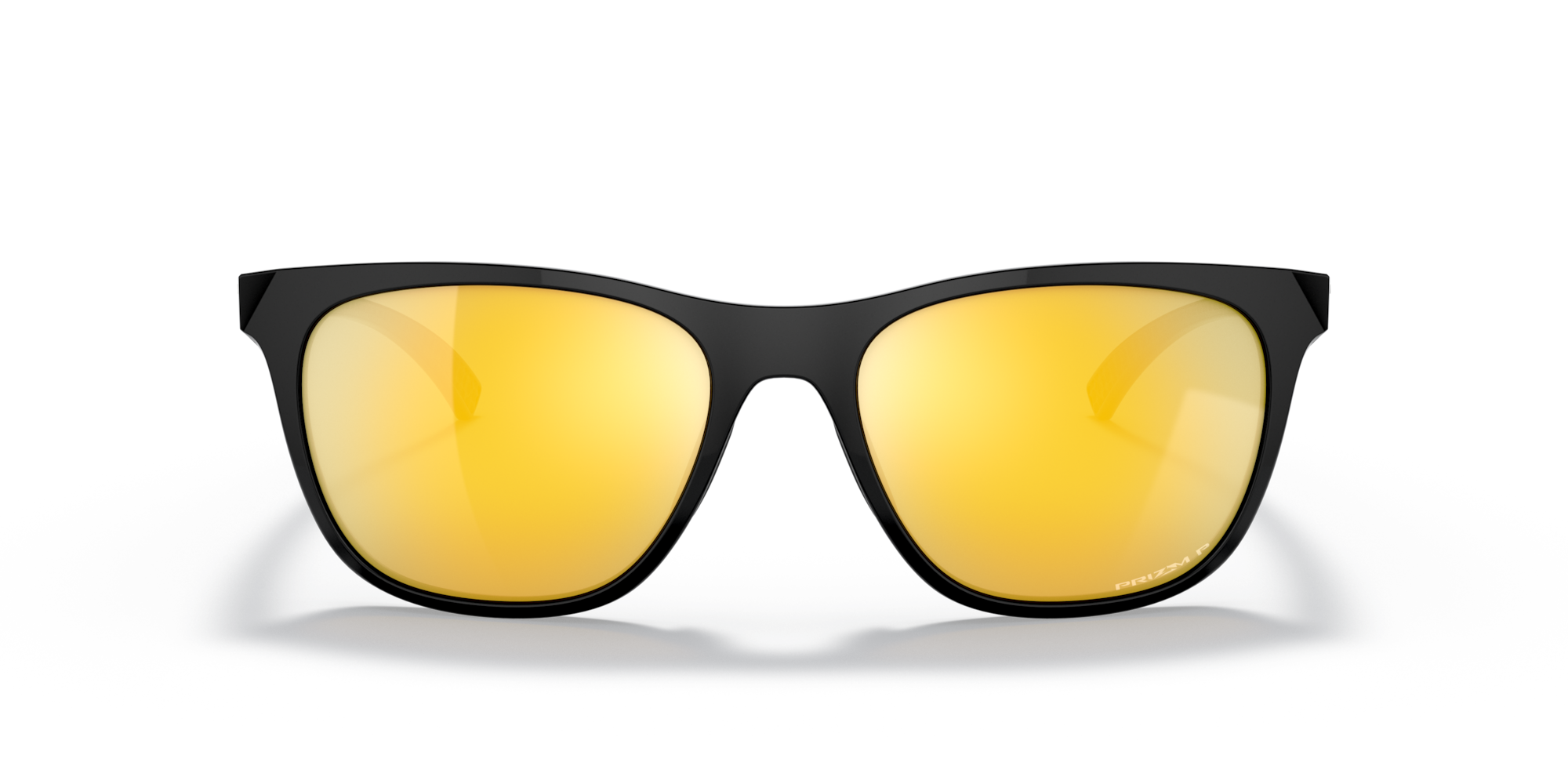 Oakley Leadline Sunglasses with Polished Black Frame and Prizm 24K