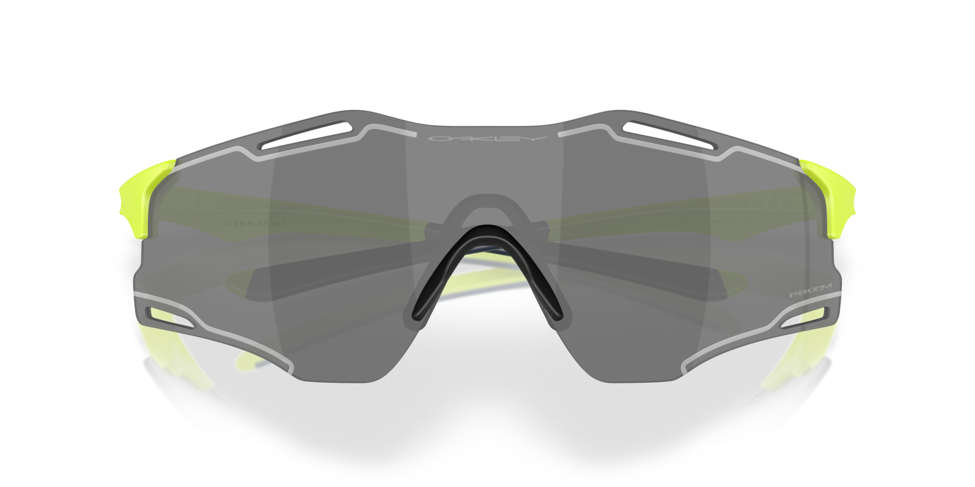 Oakley Cybr Zero Sunglasses with Polished White Frame and Prizm