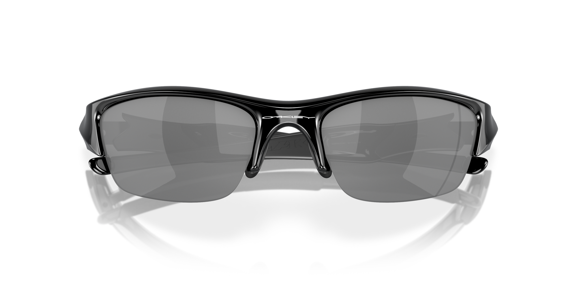 Oakley Flak Jacket® Sunglasses with Jet Black Frame and Black