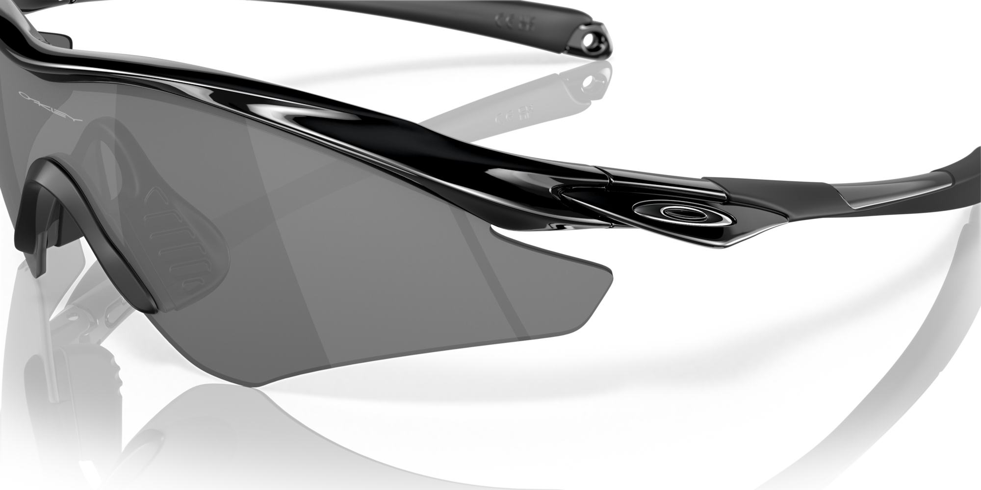 Oakley M2 Frame® Sunglasses with Polished Black Frame and Black