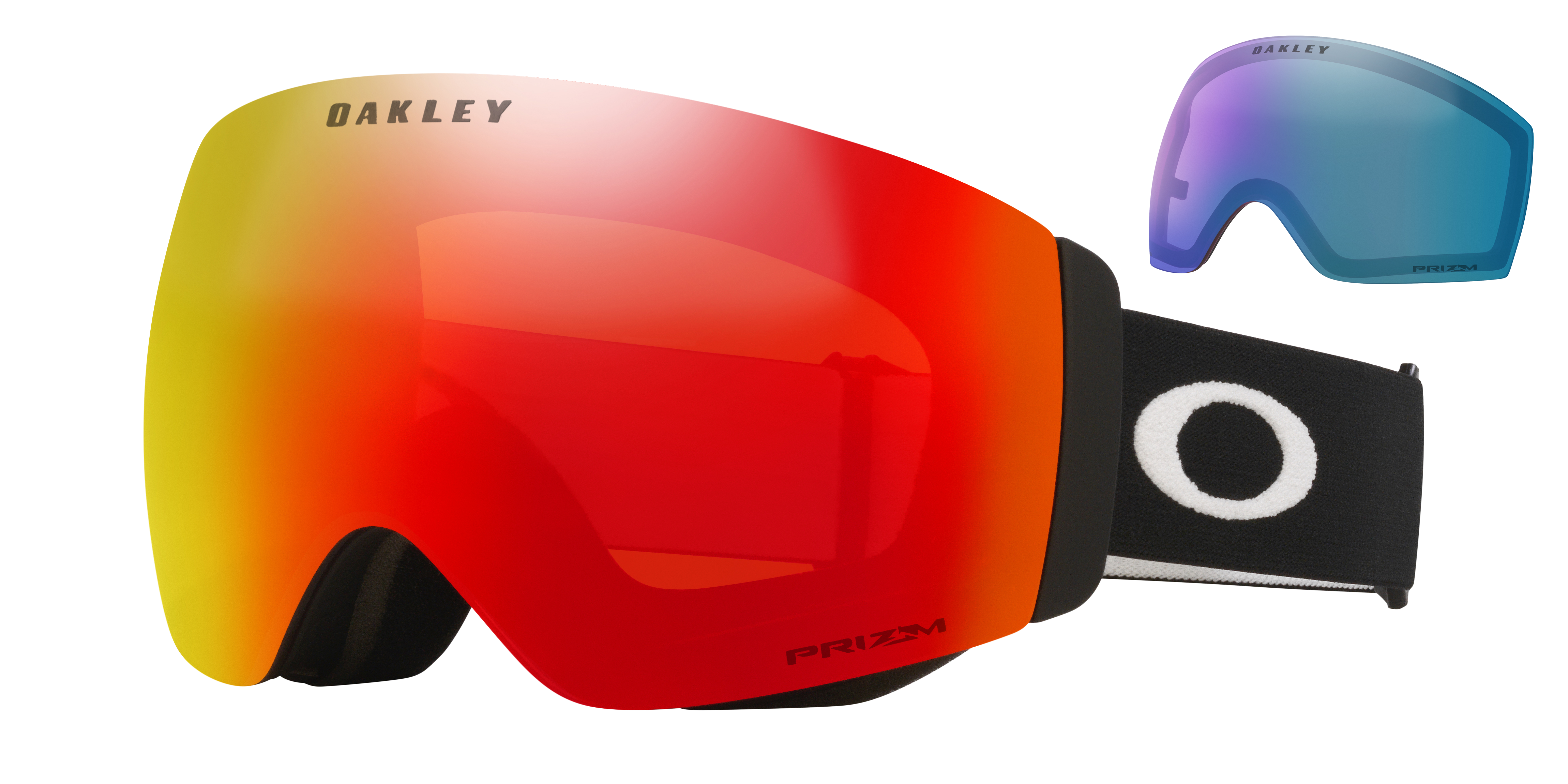 Oakley Flight Deck™ Pro M Snow Goggles with Matte Black Strap and