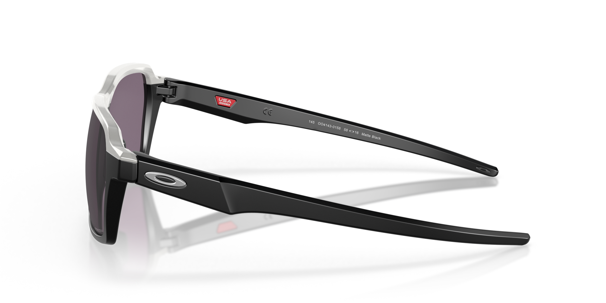 Oakley Parlay Sunglasses with Matte Black Frame and Prizm Grey