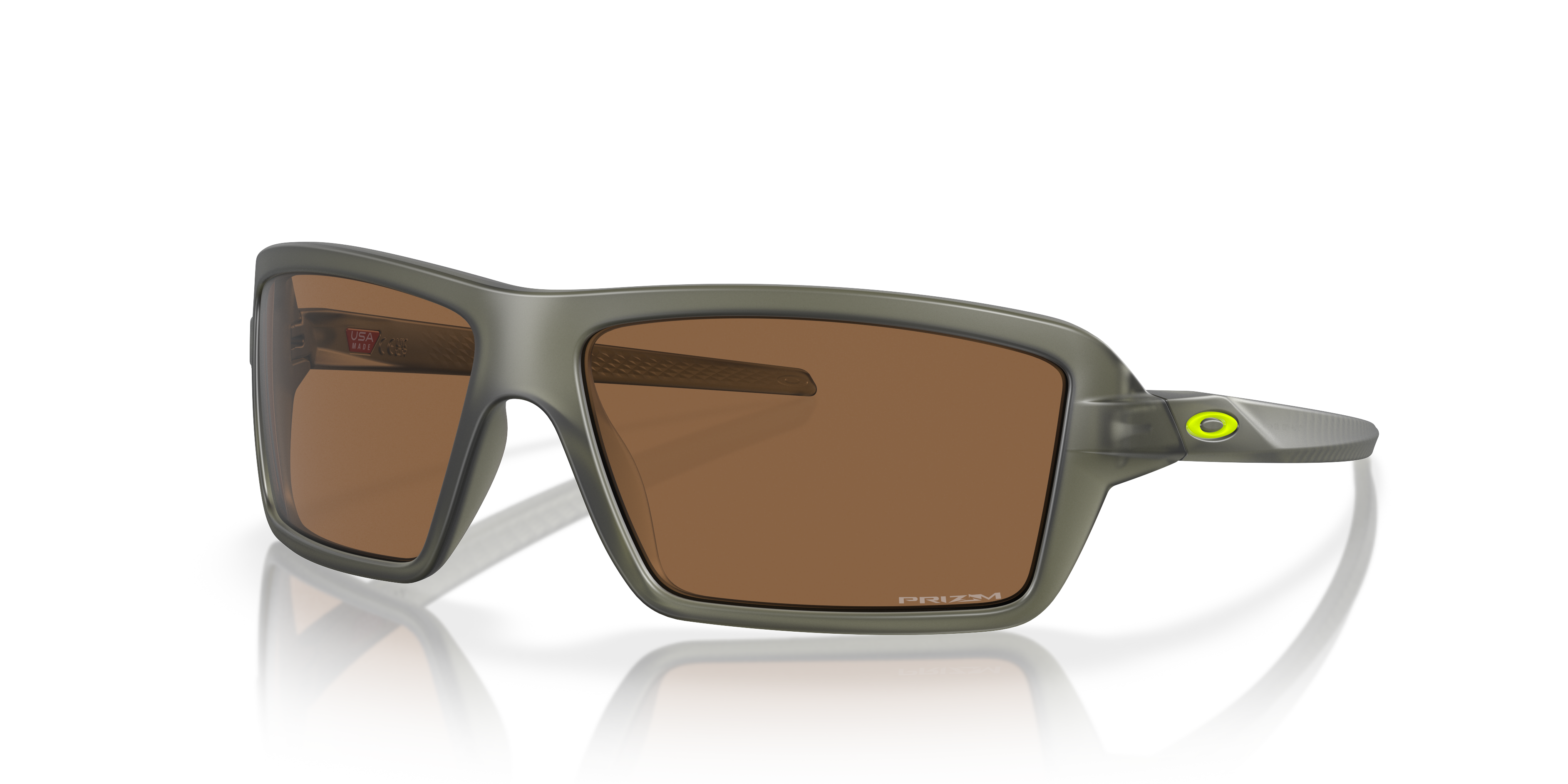Cables Prizm Bronze Lenses, Matte Olive Ink Frame Sunglasses