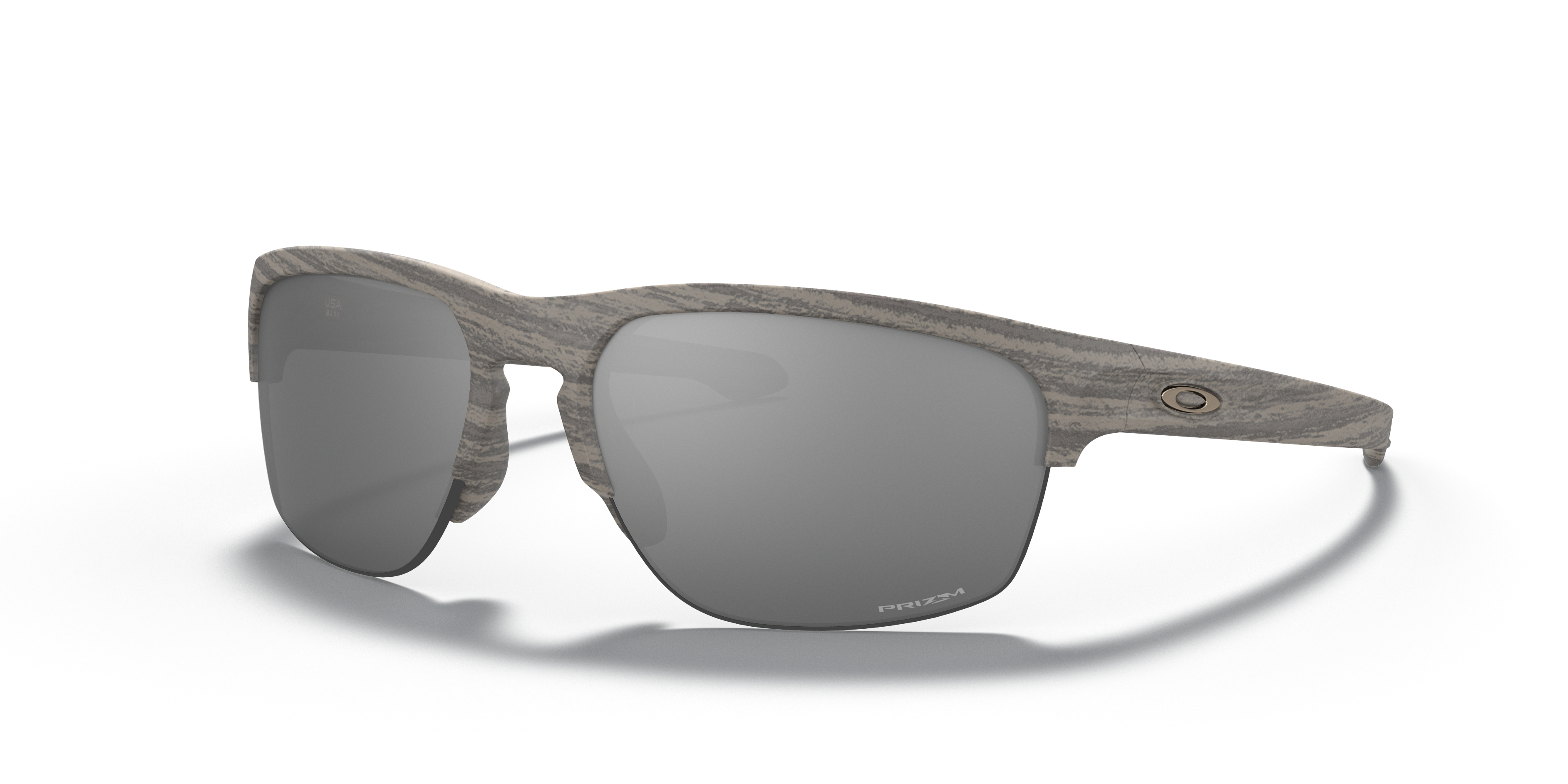 Sliver™ Edge Prizm Black Lenses, Woodgrain Frame Sunglasses