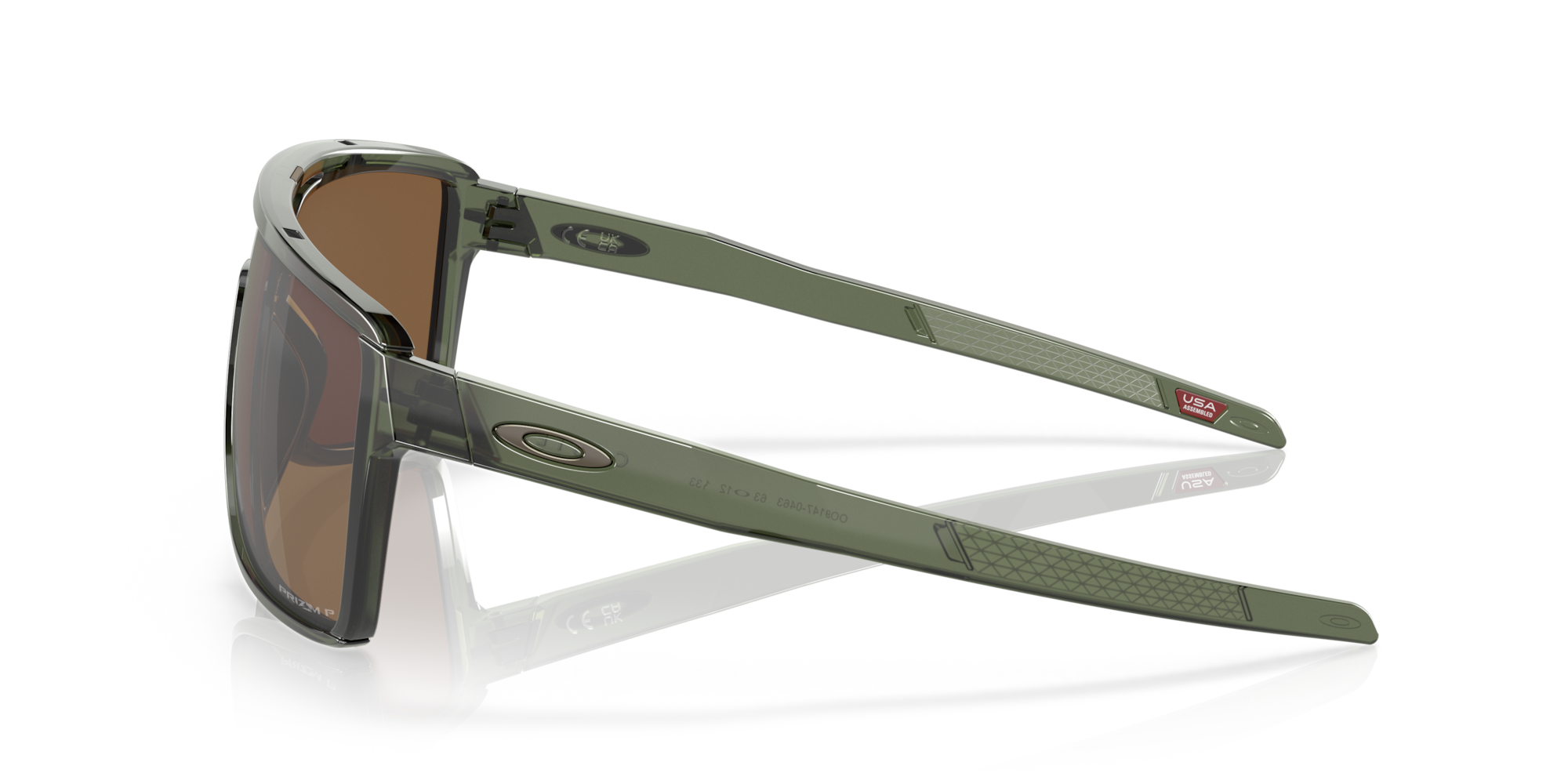 オークリー Castelサングラス Olive InkフレームとPrizm Tungsten