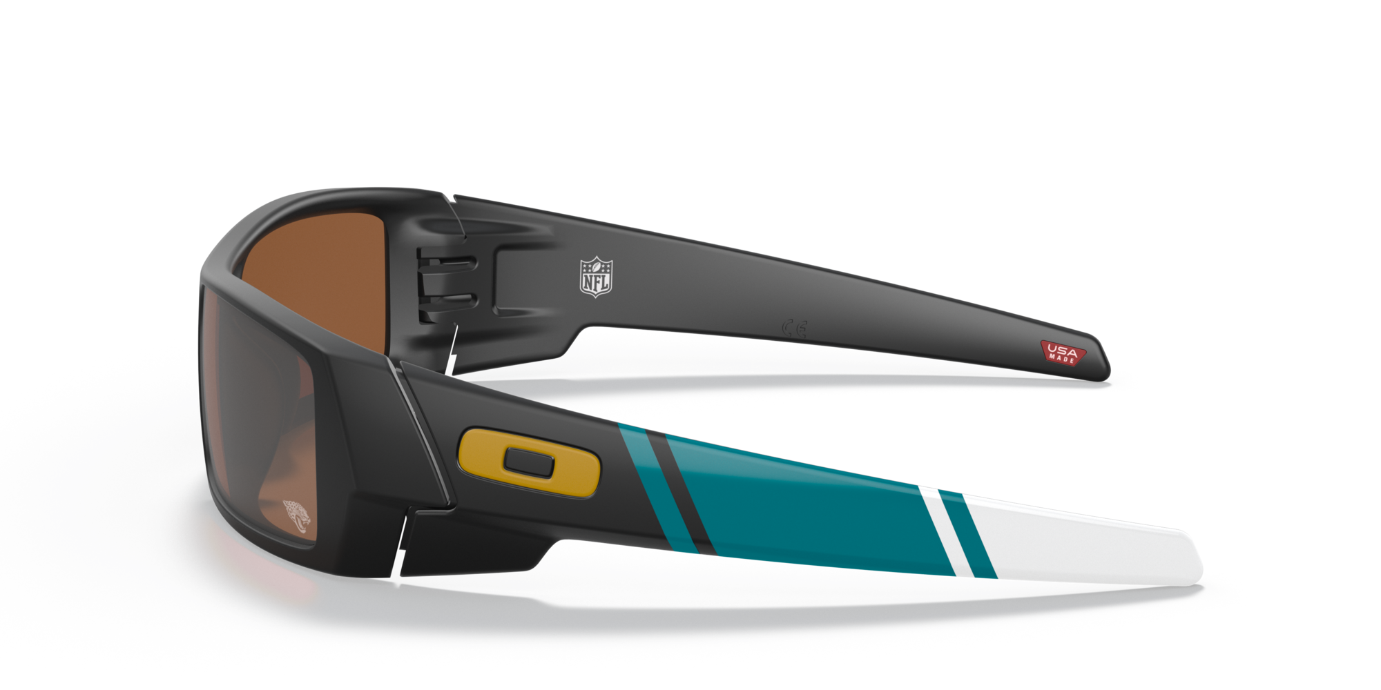 Oakley Jacksonville Jaguars Gascan® Sunglasses with Matte Black