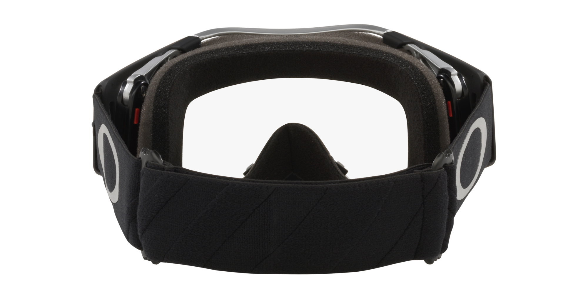 極美品　OAKLEY オークリー AIRBLAKE エアブレイク マットブラック Oakley Airbrake® MX Goggles with Tuff Blocks Black Gunmetal Strap