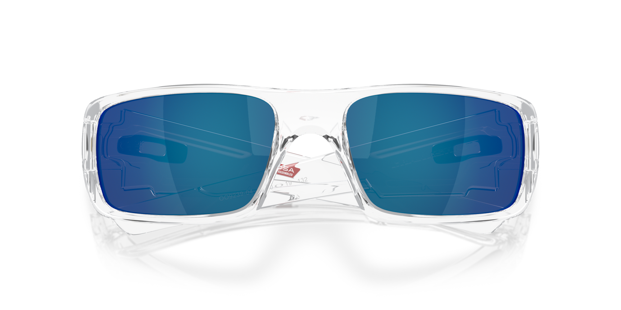 Oakley Crankshaft™ Sunglasses with Polished Clear Frame and Ice