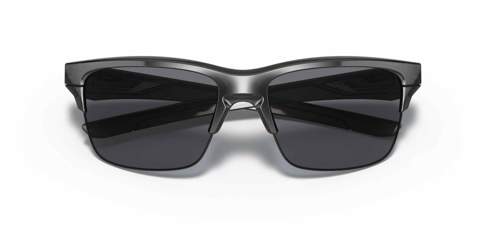 Oakley Thinlink Sunglasses with Grey Smoke Frame and Grey Lenses
