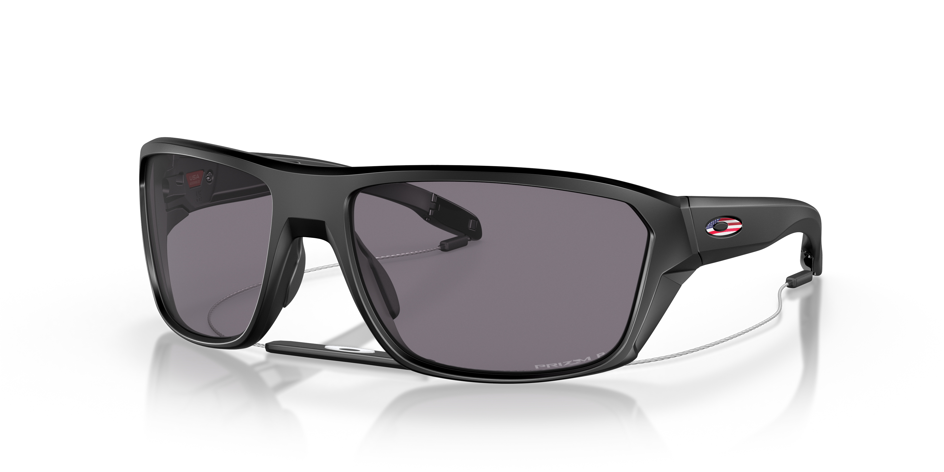 小物 OAKLEY SPLIT SHOT PRIZM BLACK USA Standard Issue Split Shot USA Flag Collection Prizm Grey Polarized