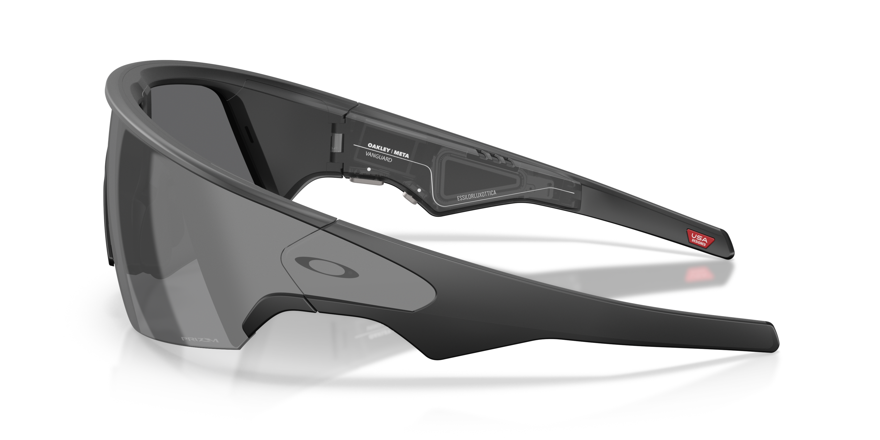 Oakley Meta Vanguard AI Glasses with Black Frame and Prizm Black