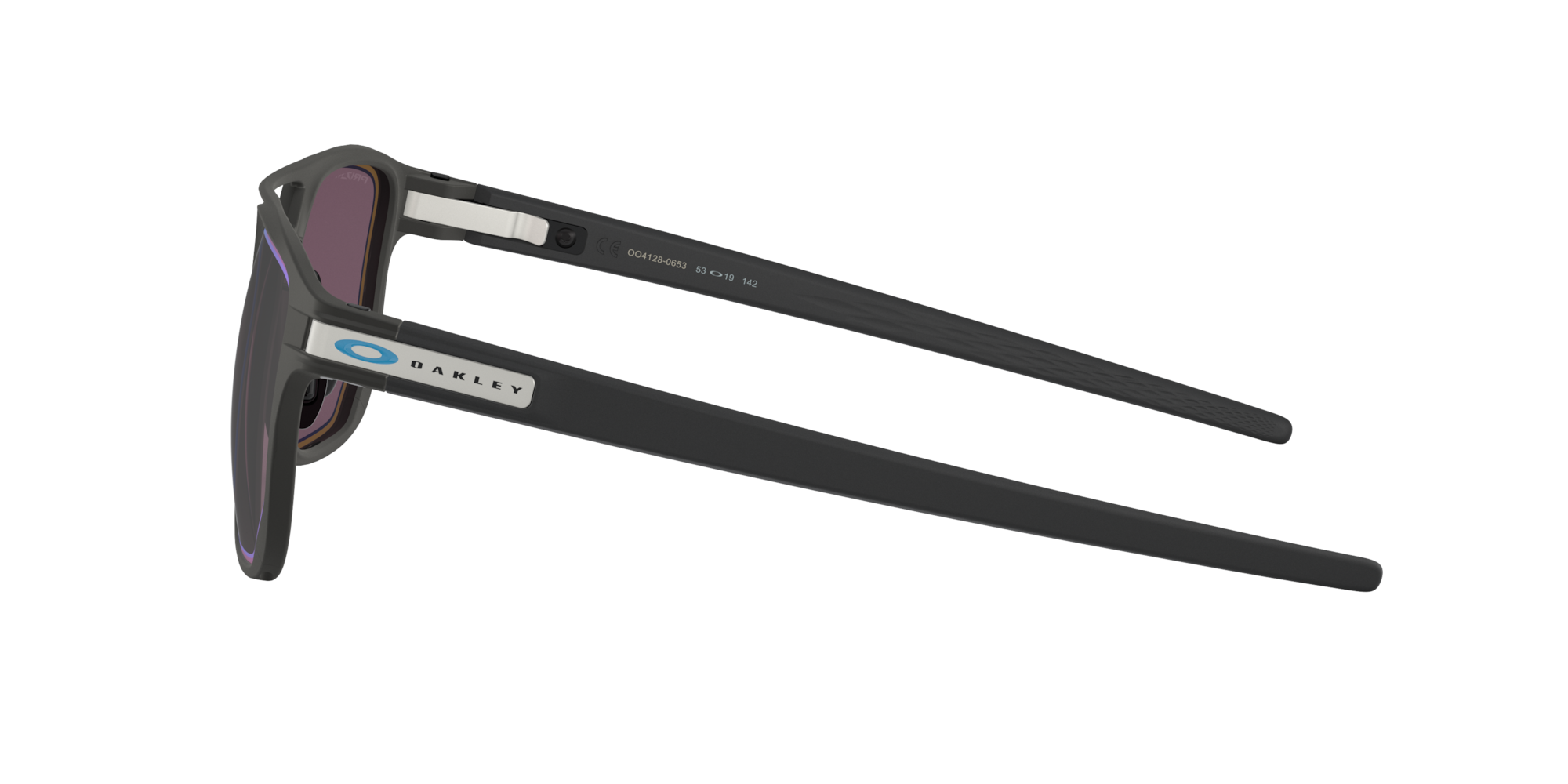 Oakley Latch® Alpha Sunglasses with Matte Black Frame and Prizm