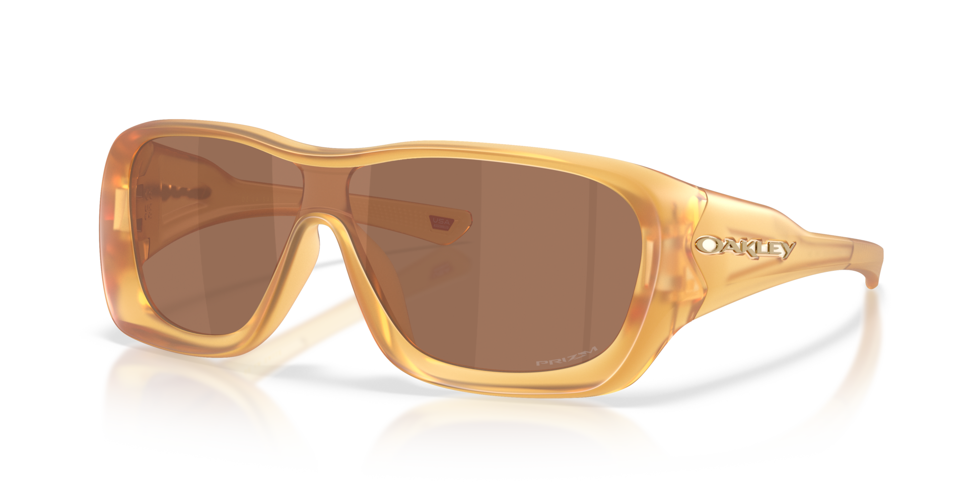 Oakley De La Salle Sunglasses with Matte Trans Light Curry Frame