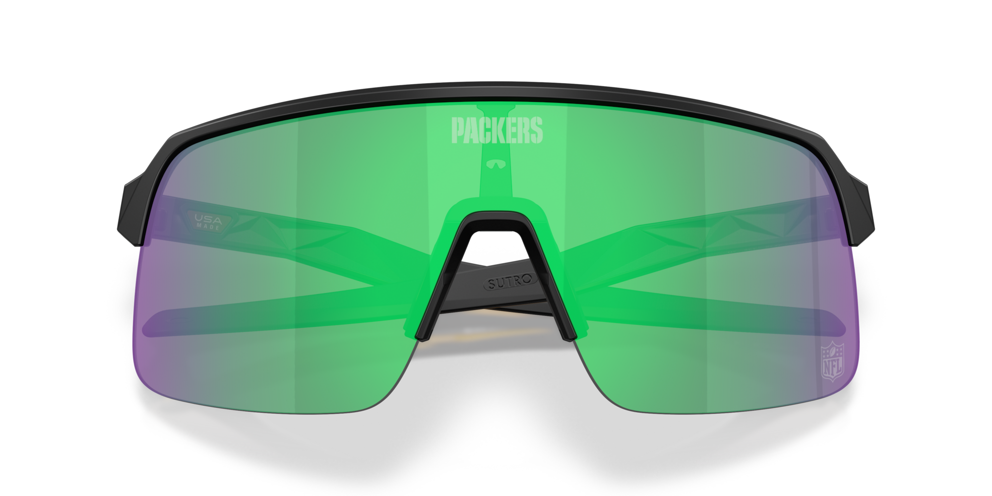 Oakley Green Bay Packers Sutro Lite Sunglasses with Matte Black