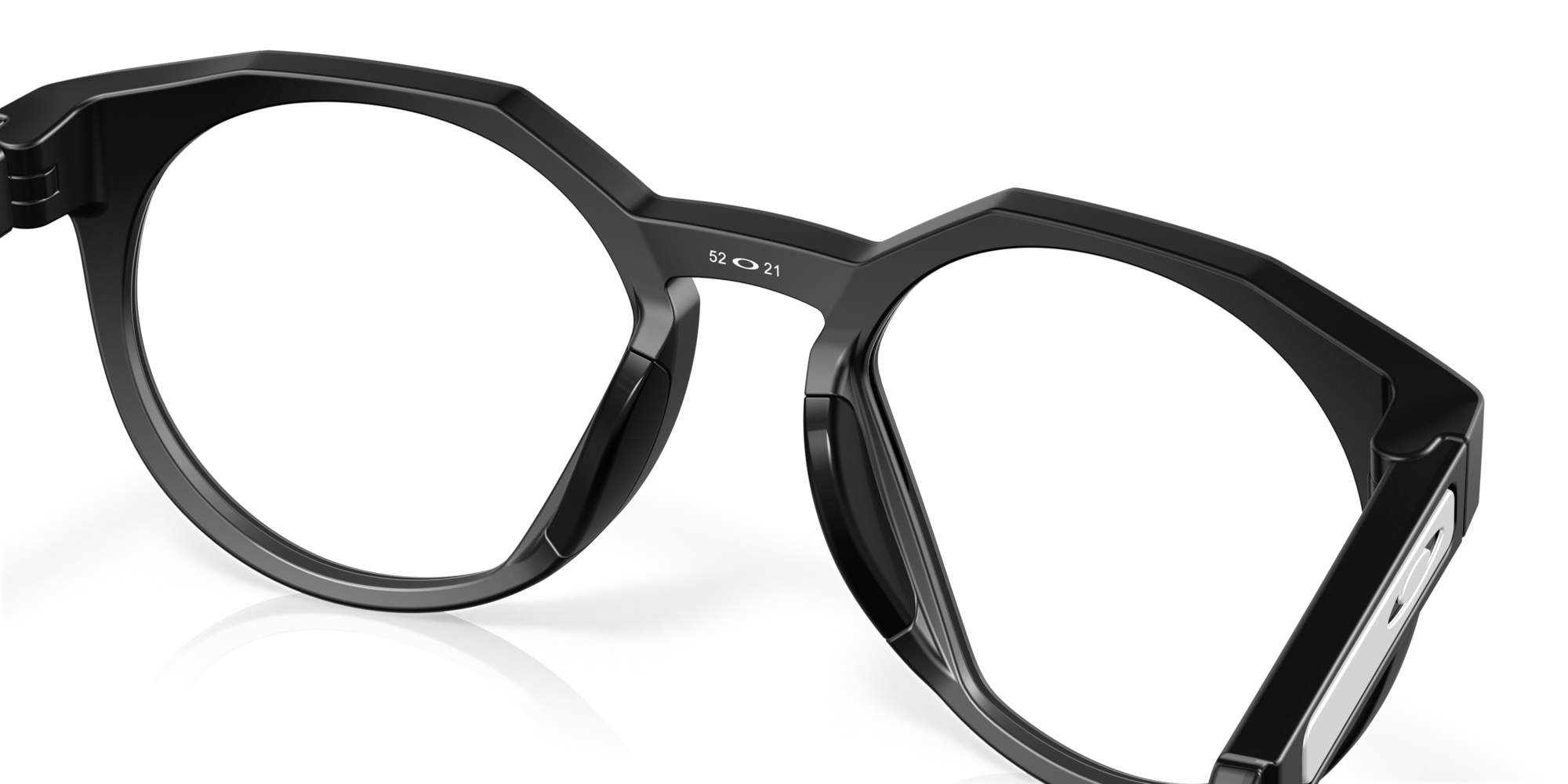 オークリー HSTN (Low Bridge Fit) メガネ Matte Blackフレーム