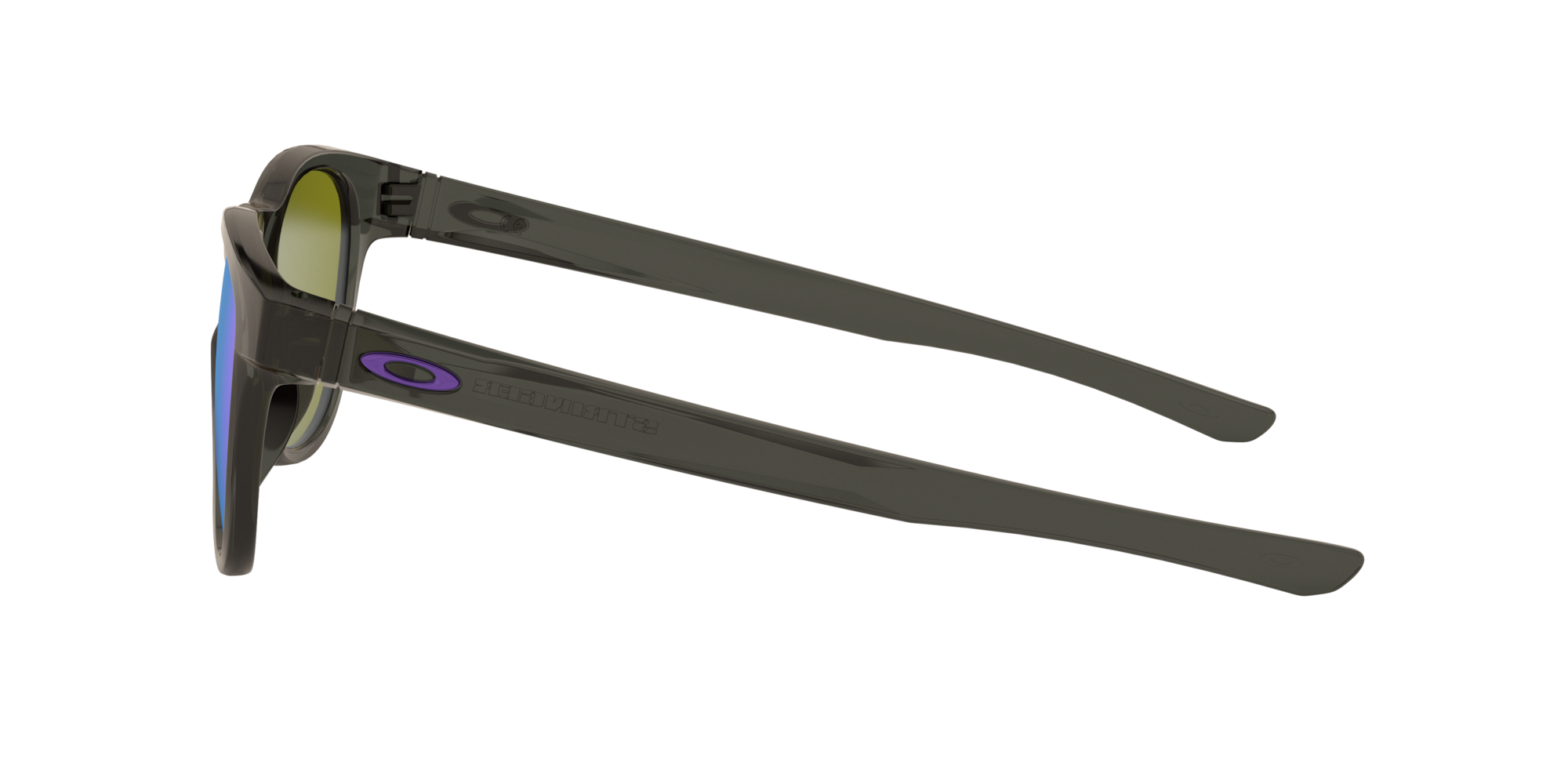 Oakley Stringer Sunglasses with Grey Smoke Frame and Violet