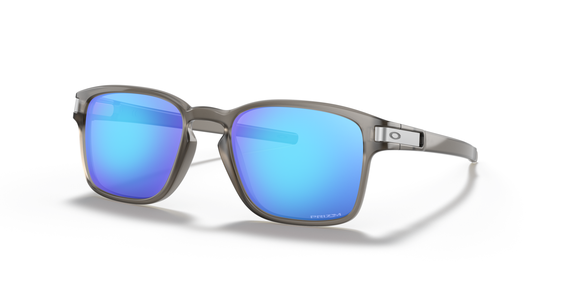 Latch™ Square (Low Bridge Fit) Prizm Sapphire Lenses, Matte Grey