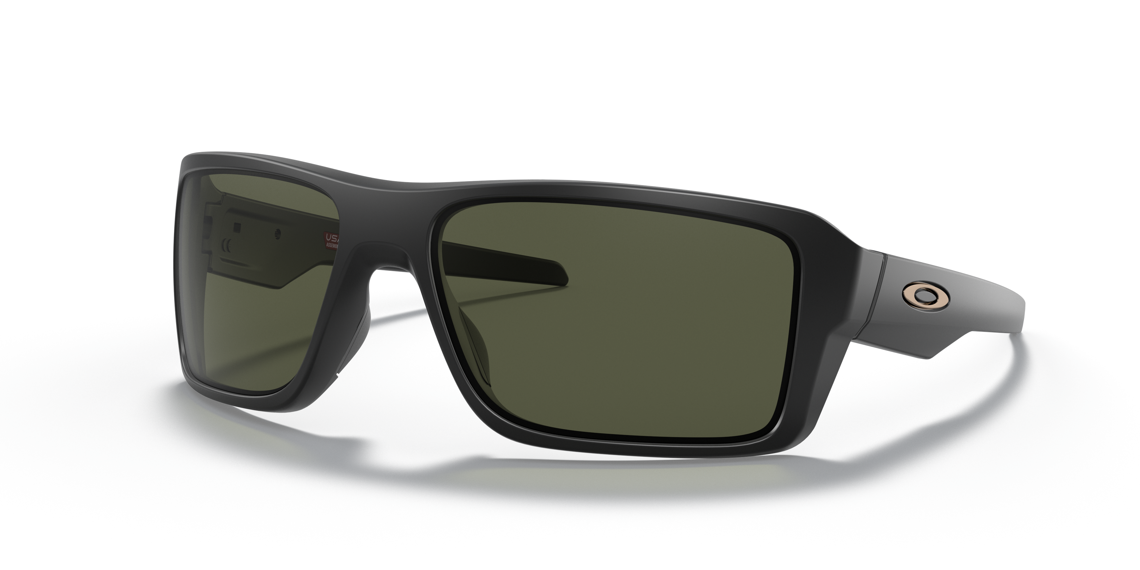 オークリー 老眼+2.5グラス オークリー Double Edgeサングラス Matte BlackフレームとDark Grey