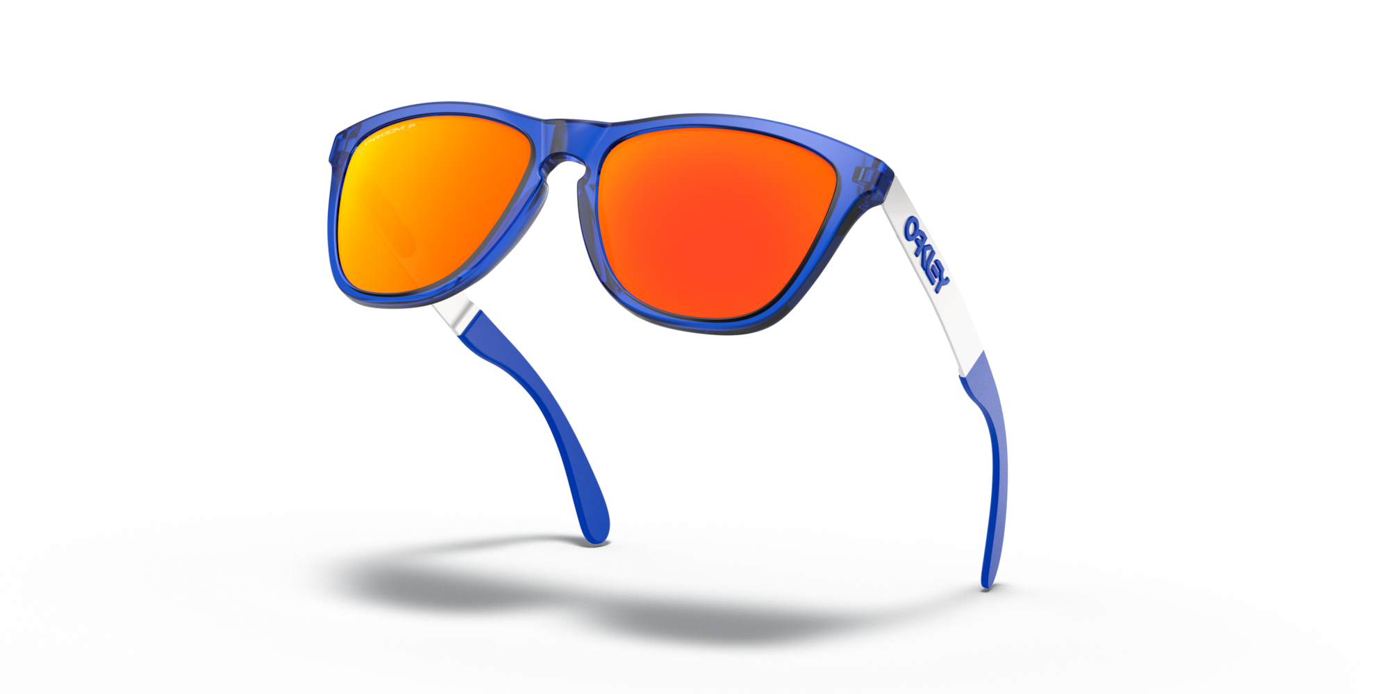 オークリー Frogskins™ Mixサングラス Crystal BlueフレームとPrizm